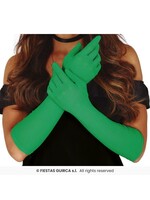 Fiestas Guirca Groene lange handschoenen