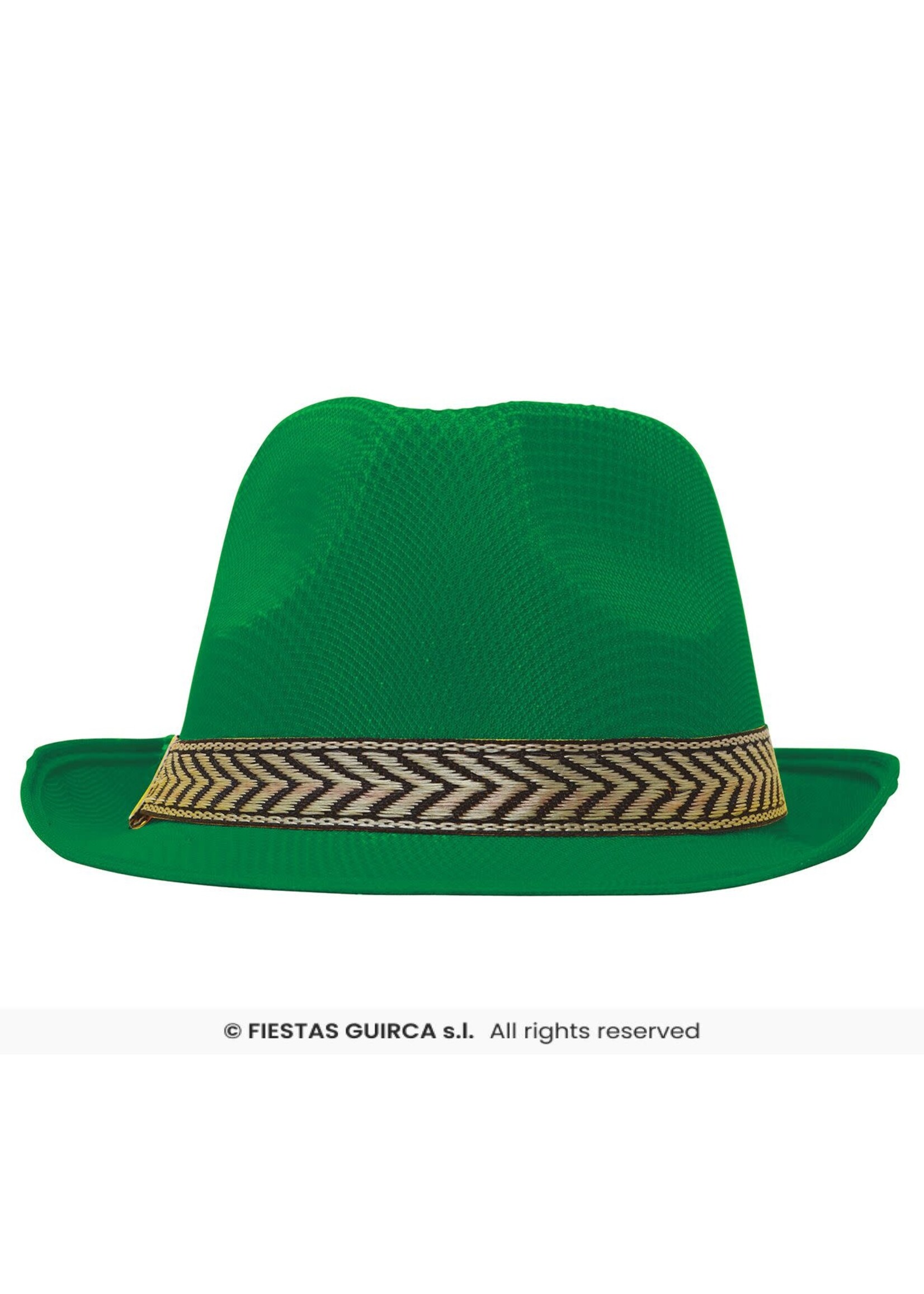 Fiestas Guirca Gangster hoed groen