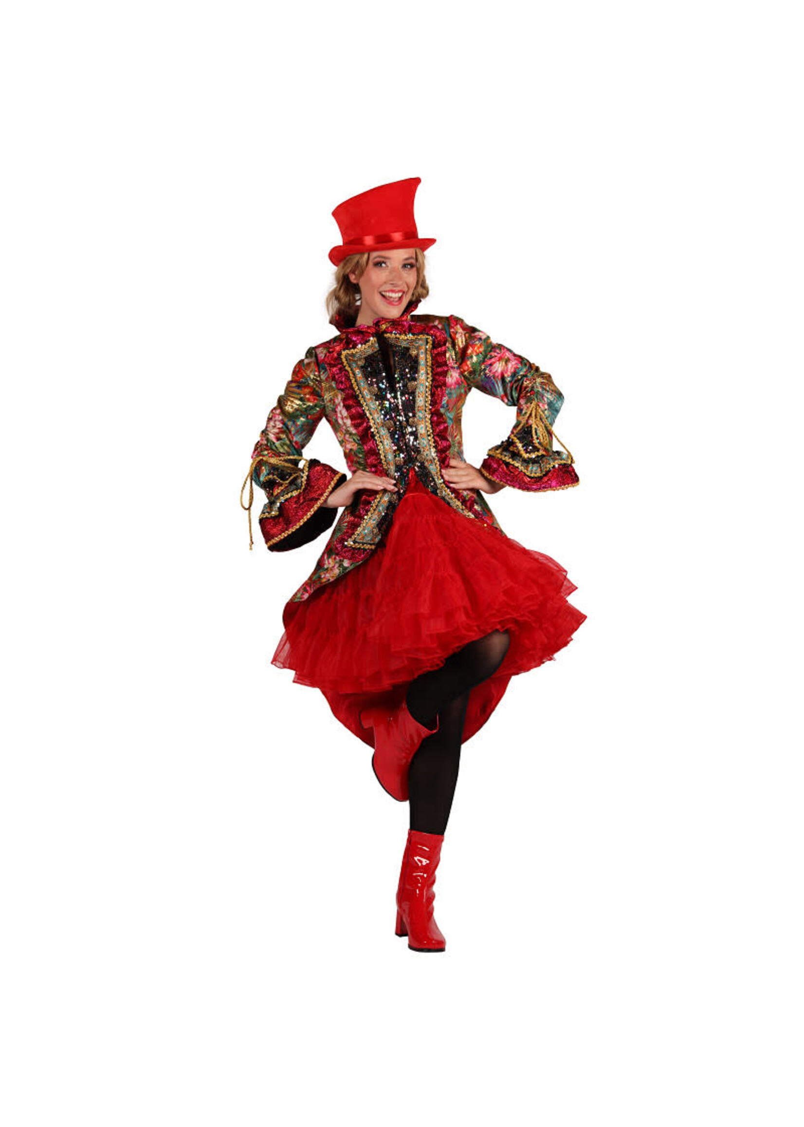 Thetru Jas dame "Carnevale Fiësta", Flowers