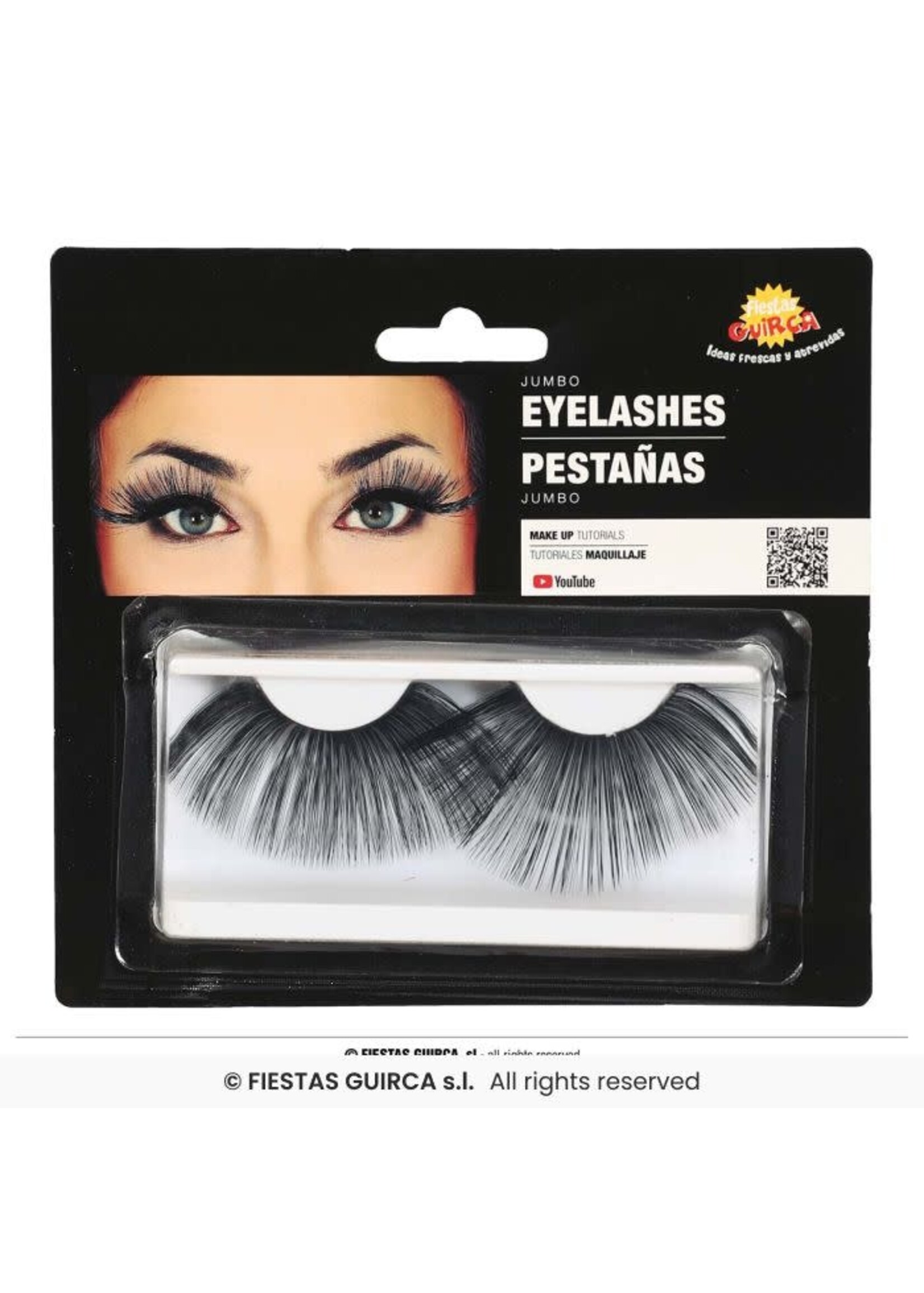 Fiestas Guirca Wimpers Jumbo Zwart