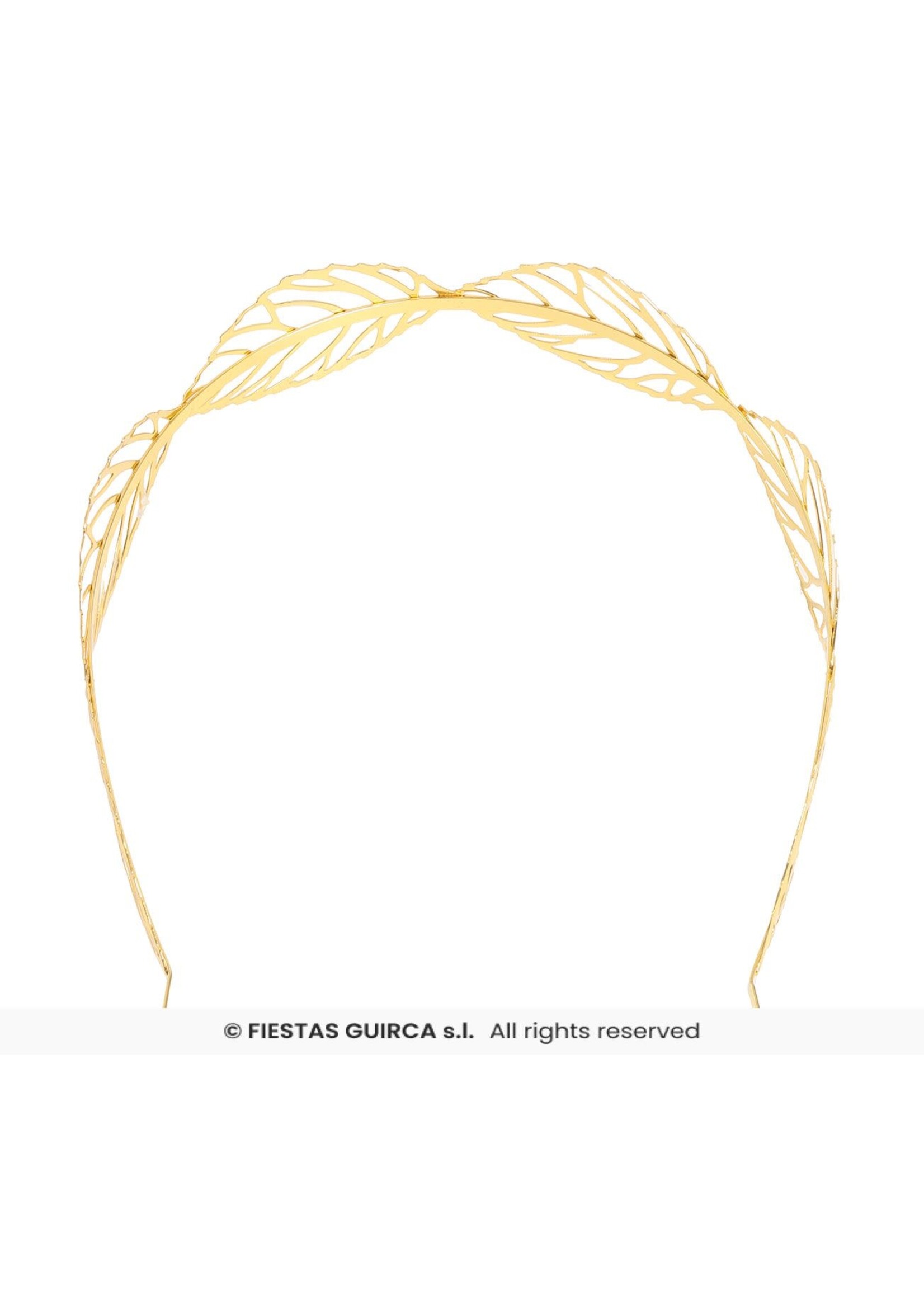 Fiestas Guirca Diadeem met gouden bladeren