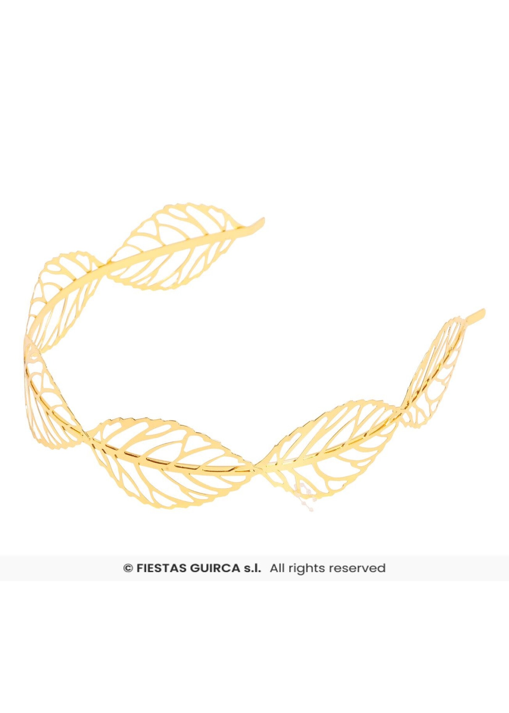 Fiestas Guirca Diadeem met gouden bladeren