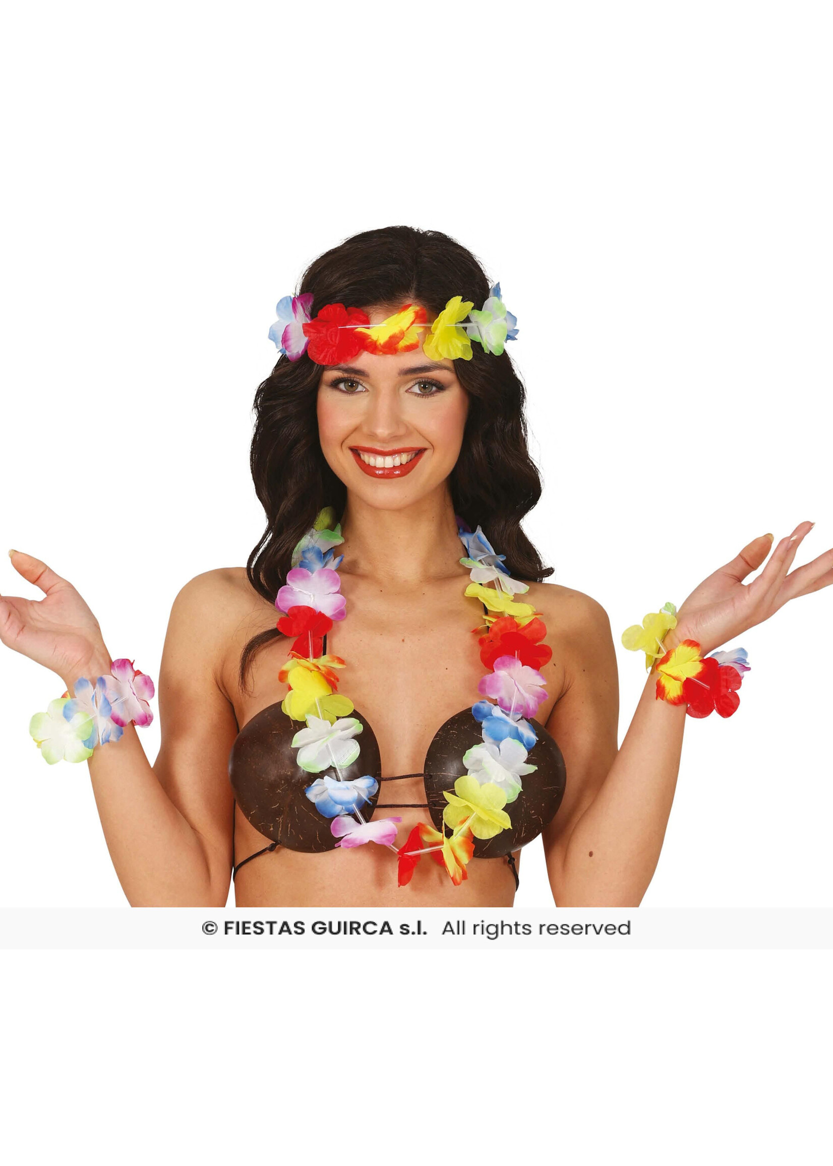 Fiestas Guirca Hawaii set 4-delig