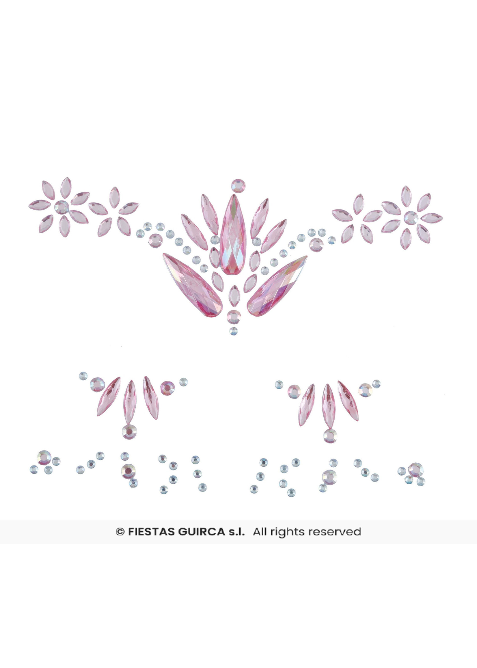 Fiestas Guirca Gezichtstickers / steentjes