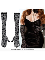 Fiestas Guirca Kanten bloemen lange handschoenen