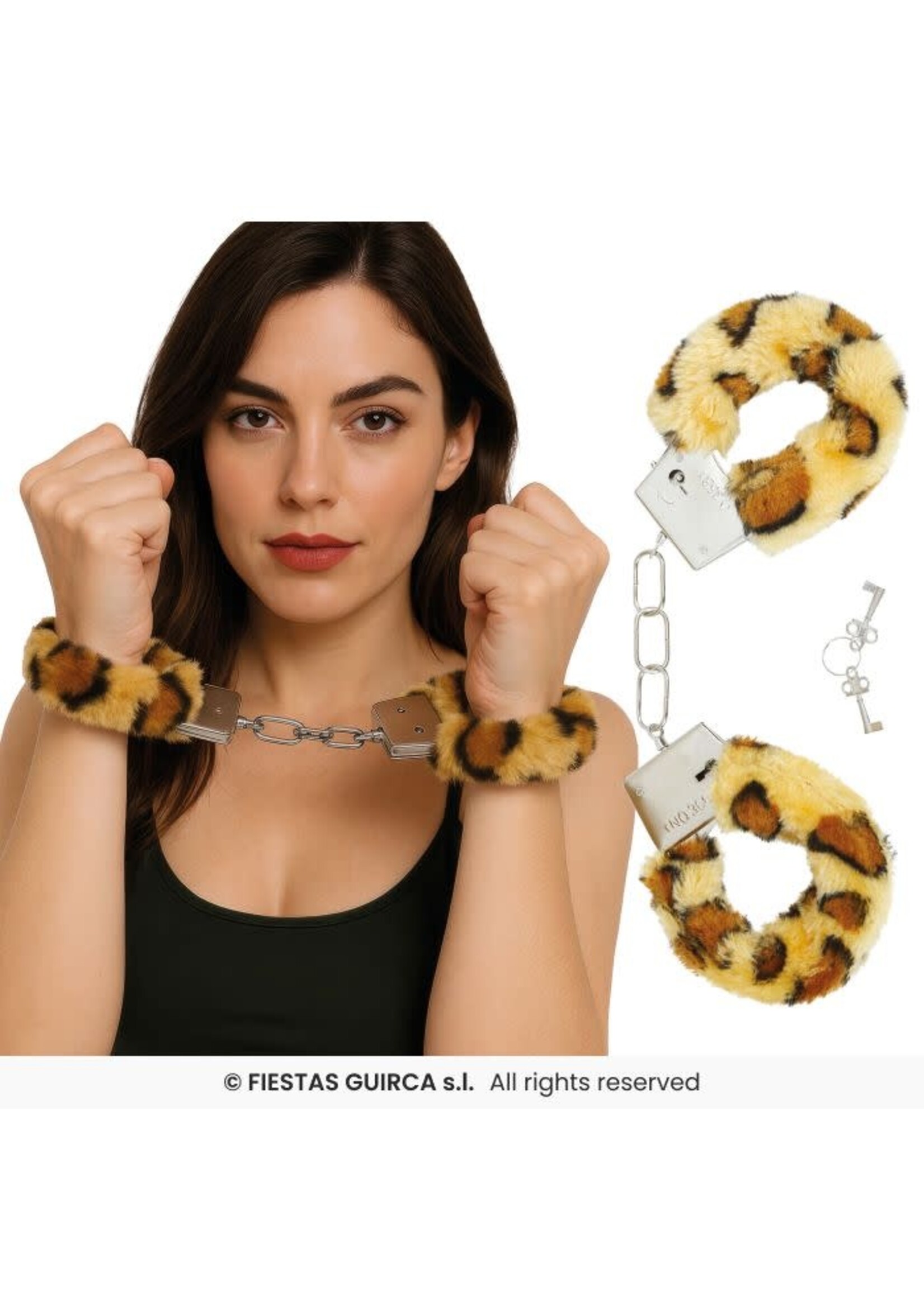 Pluishe panter handboeien