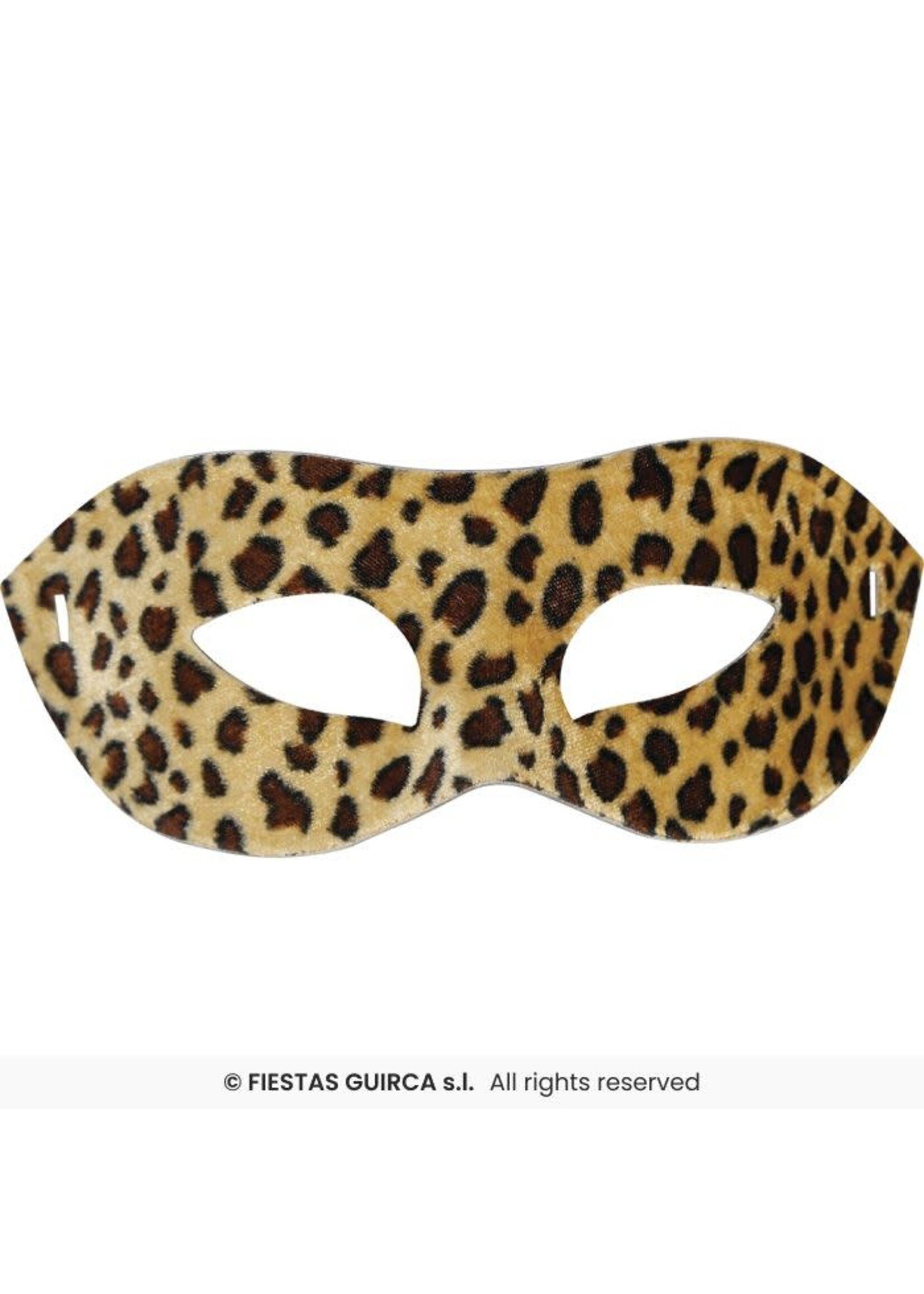Fiestas Guirca Oogmasker panter