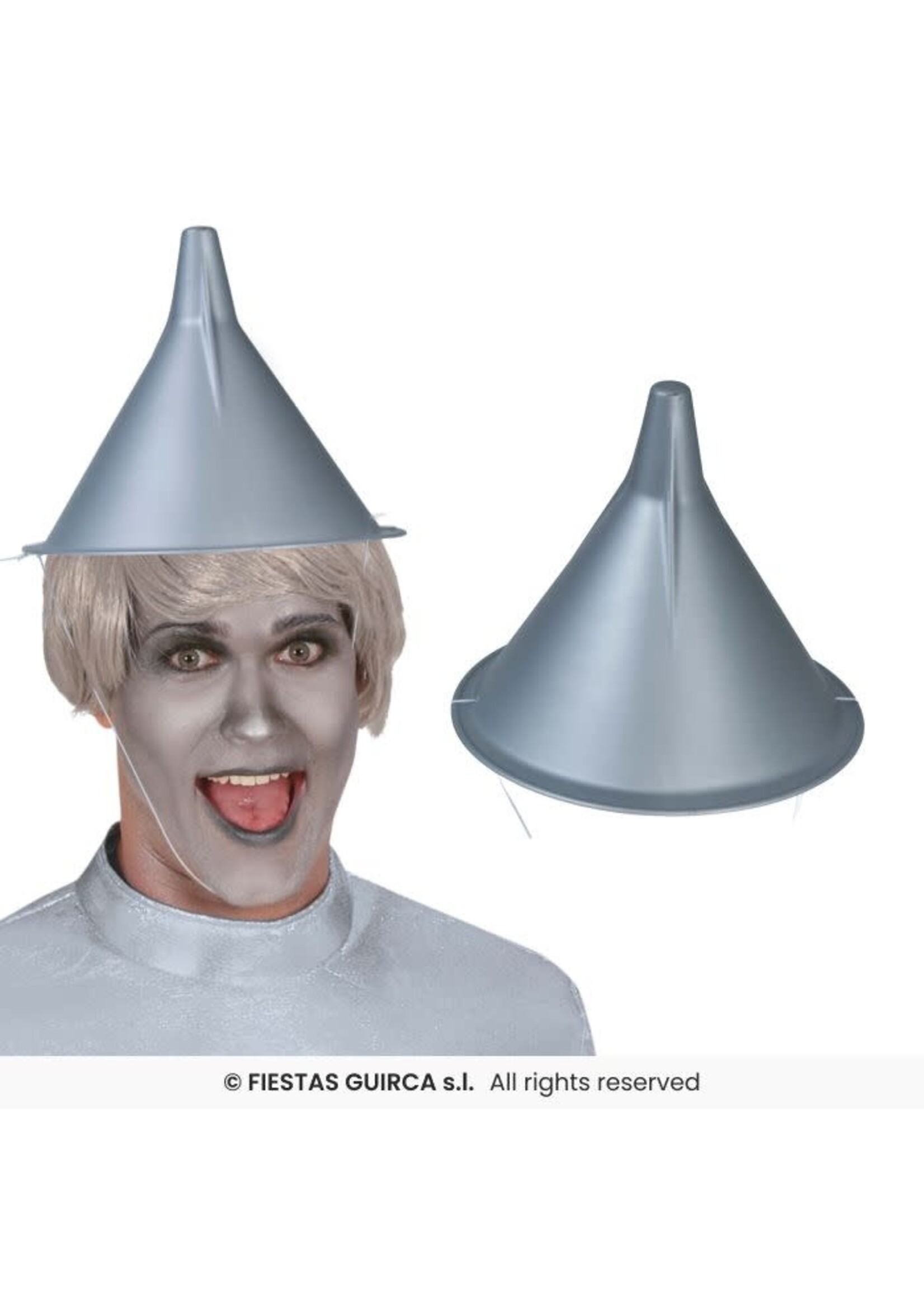 Fiestas Guirca Blikken man trechter hoed