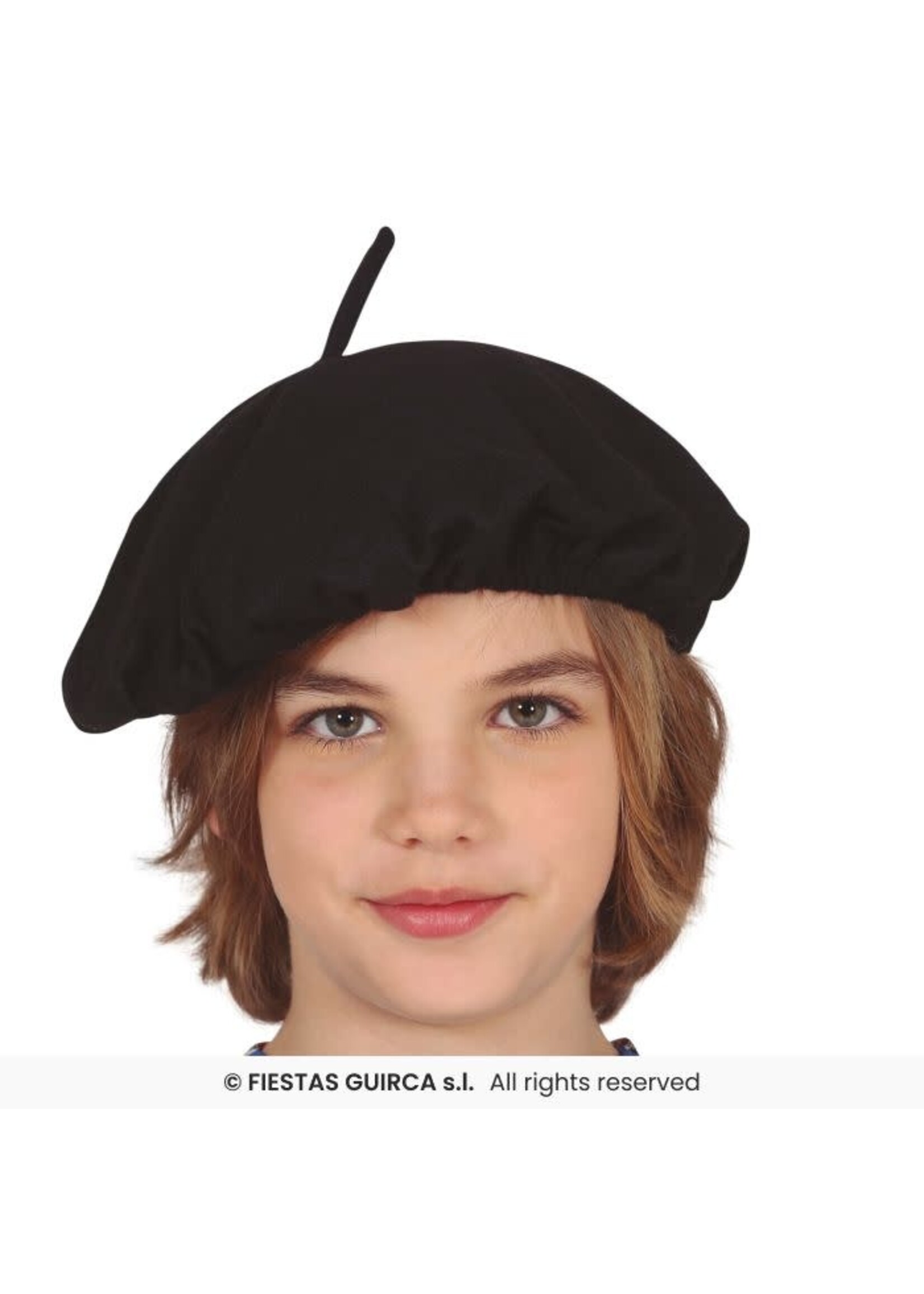 Fiestas Guirca Kind Zwarte Baret