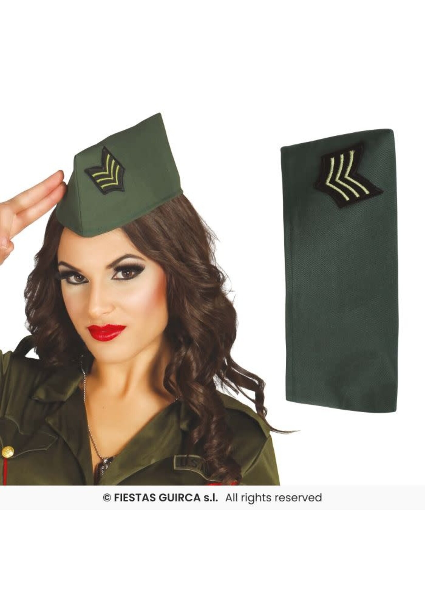 Fiestas Guirca Militairen hoedje