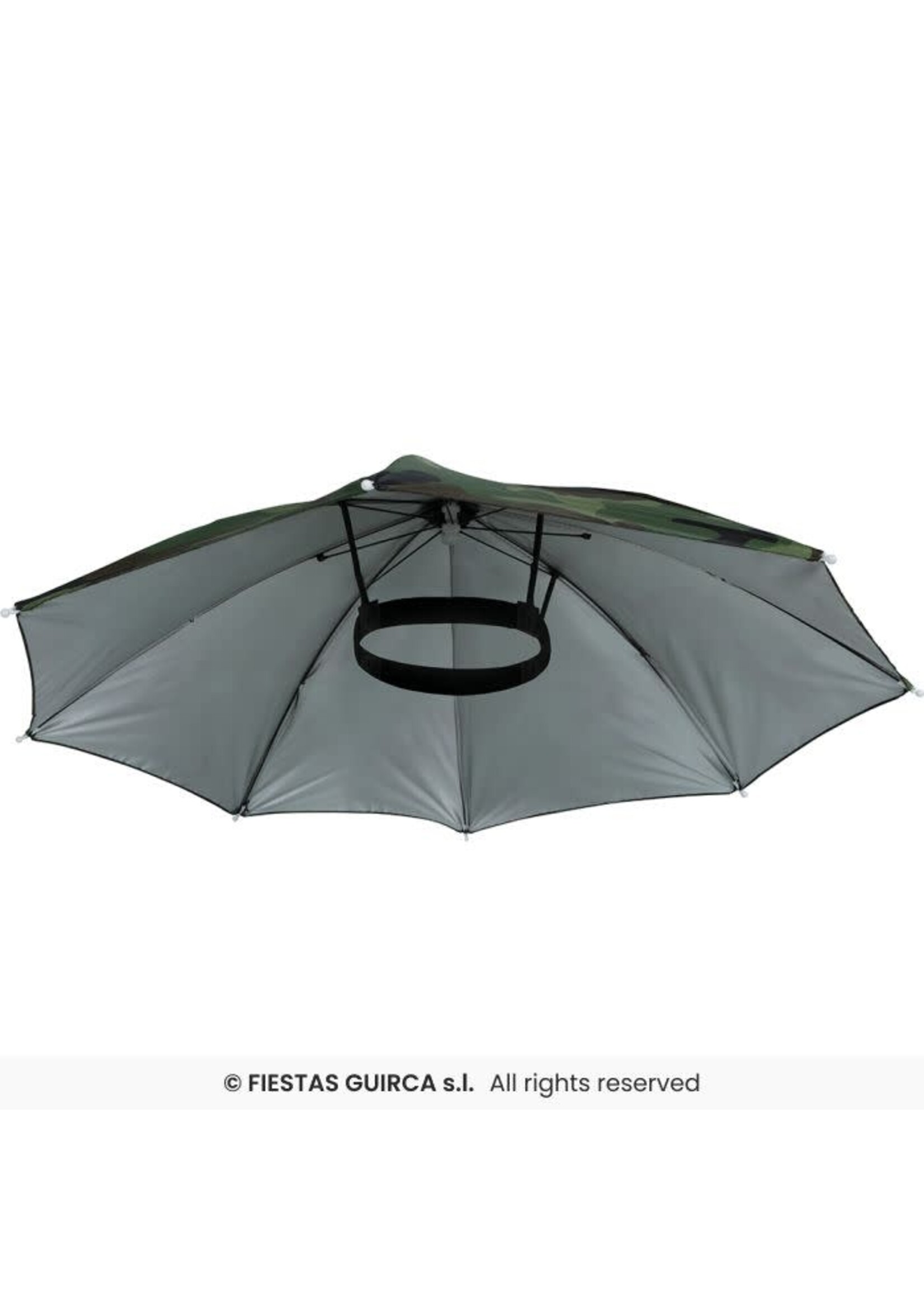 Fiestas Guirca Camouflage paraplu hoedje