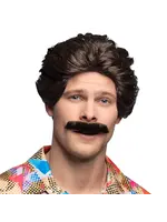 Feestkleding Breda Pruik Vance met snor