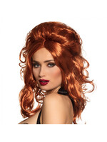 Feestkleding Breda Pruik Lilly Rose koper