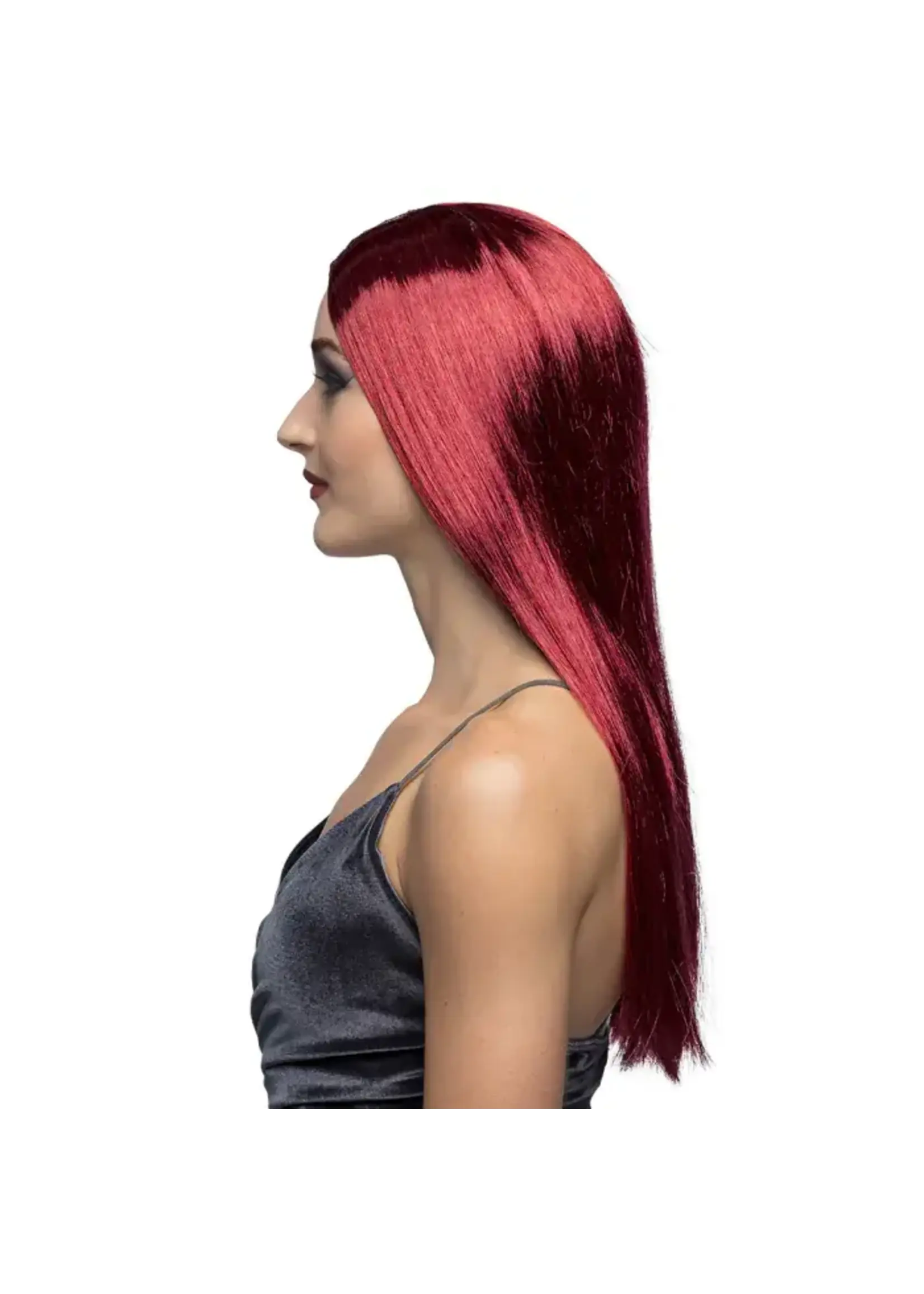 Feestkleding Breda Pruik Heks Mahonie