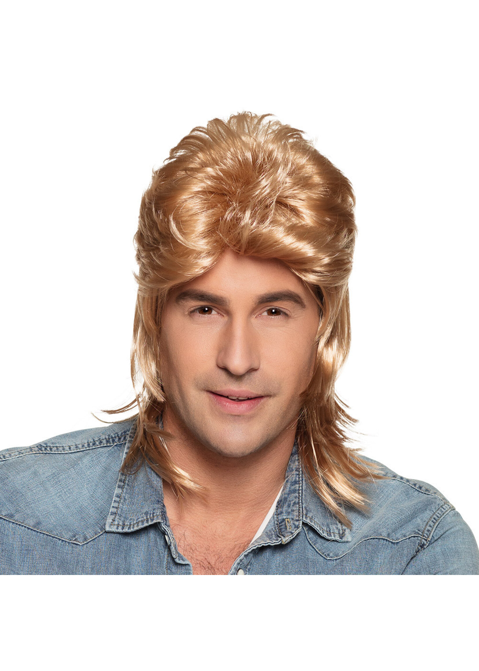 Feestkleding Breda Pruik Jimmy blond