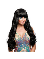 Feestkleding Breda Pruik Oceana Zwart
