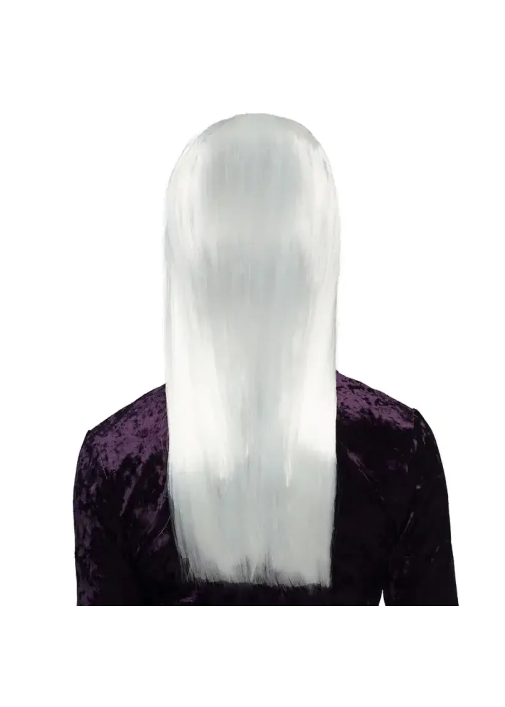 Feestkleding Breda Pruik Heks wit