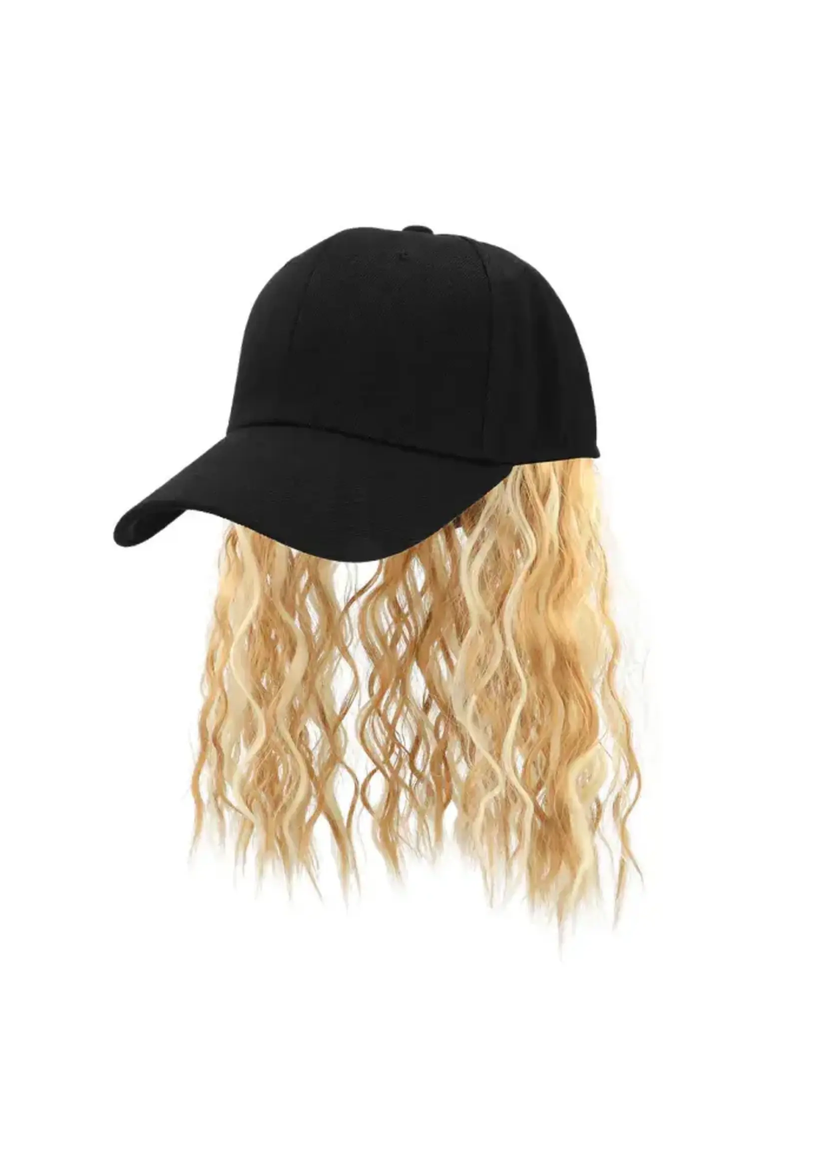 Boland Pet Casey met pruik zwart/blond