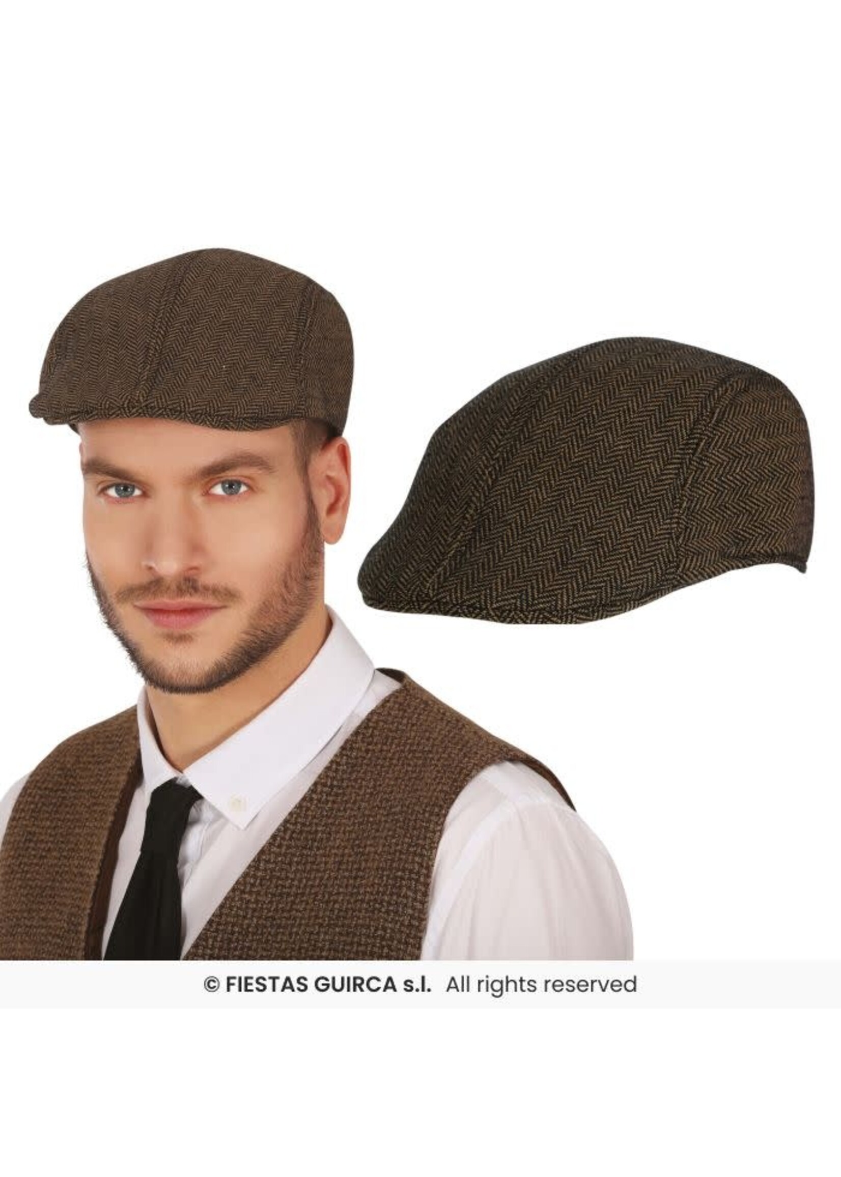 Fiestas Guirca Engelse visgraatbaret Bruin