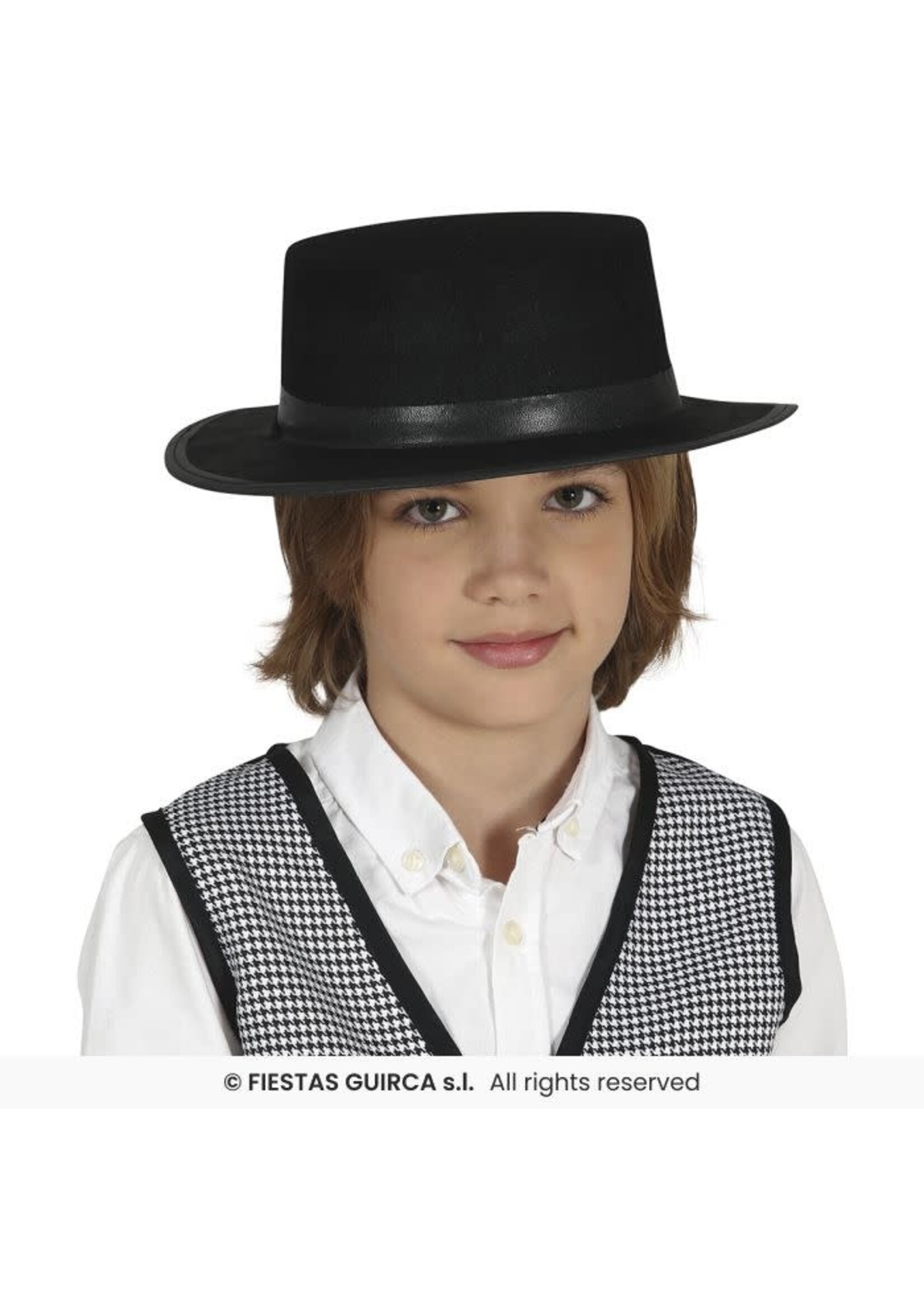 Fiestas Guirca Zwarte hoed kind