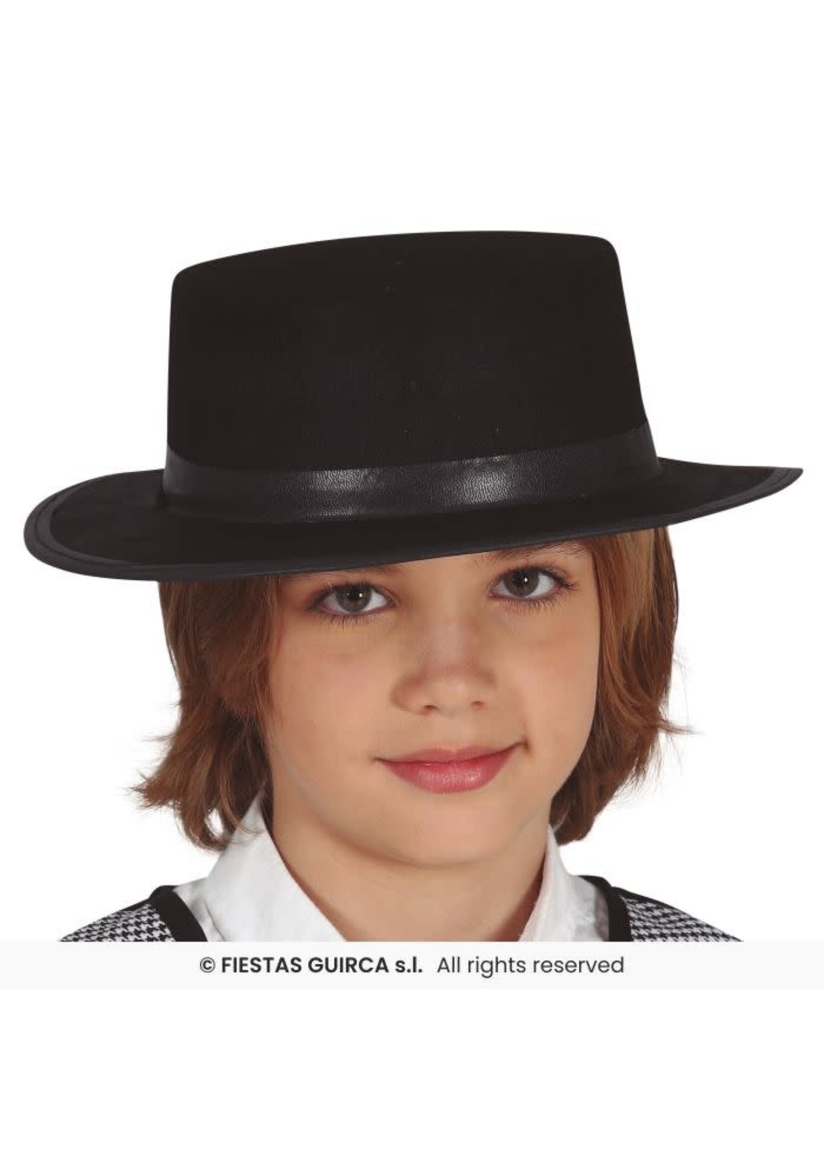 Fiestas Guirca Zwarte hoed kind