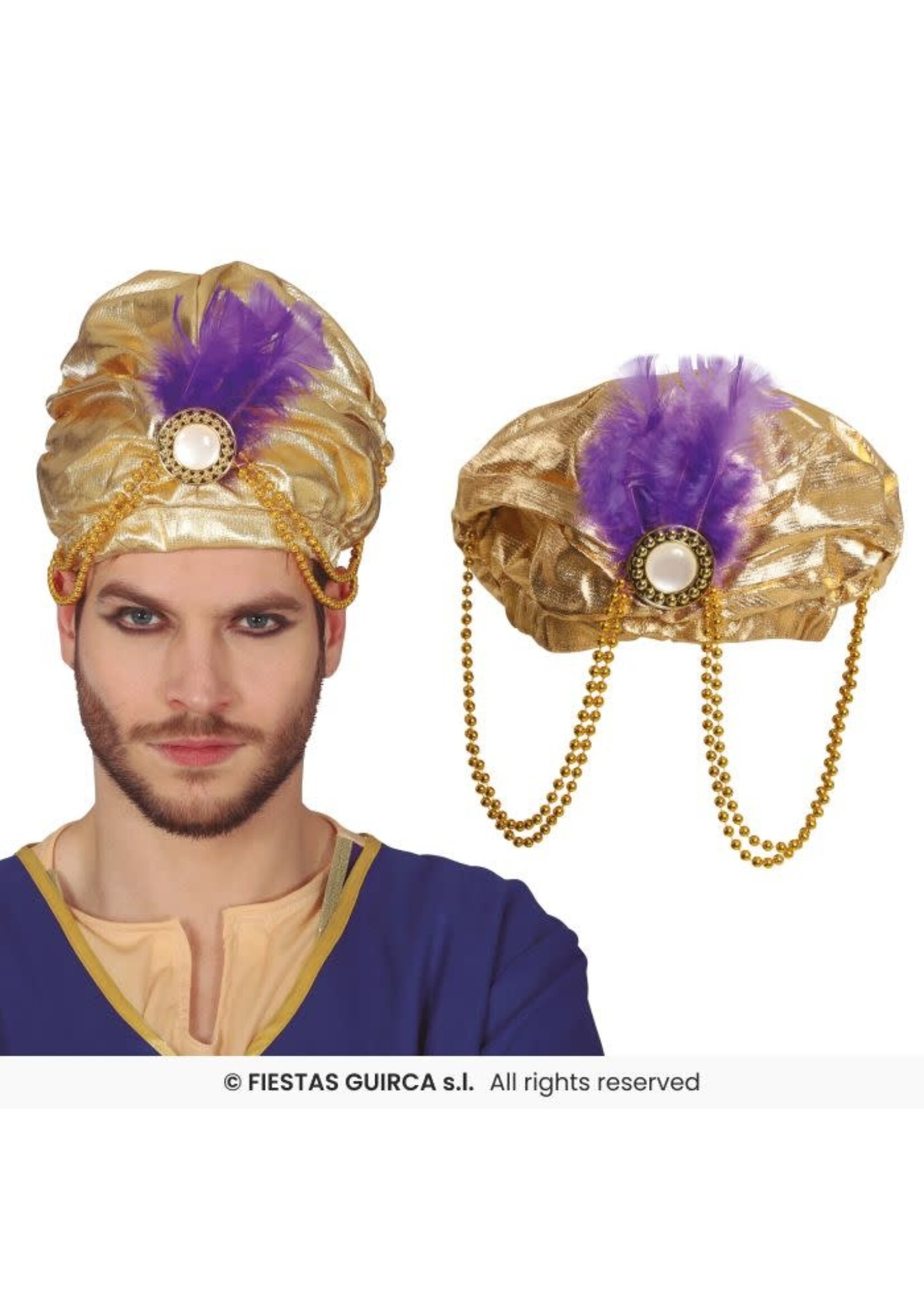 Fiestas Guirca Gouden tulband