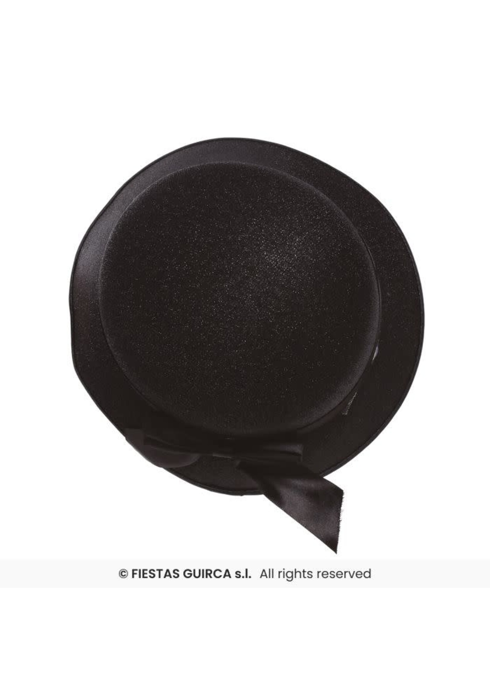 Fiestas Guirca Zwarte dameshoed uit de jaren 20