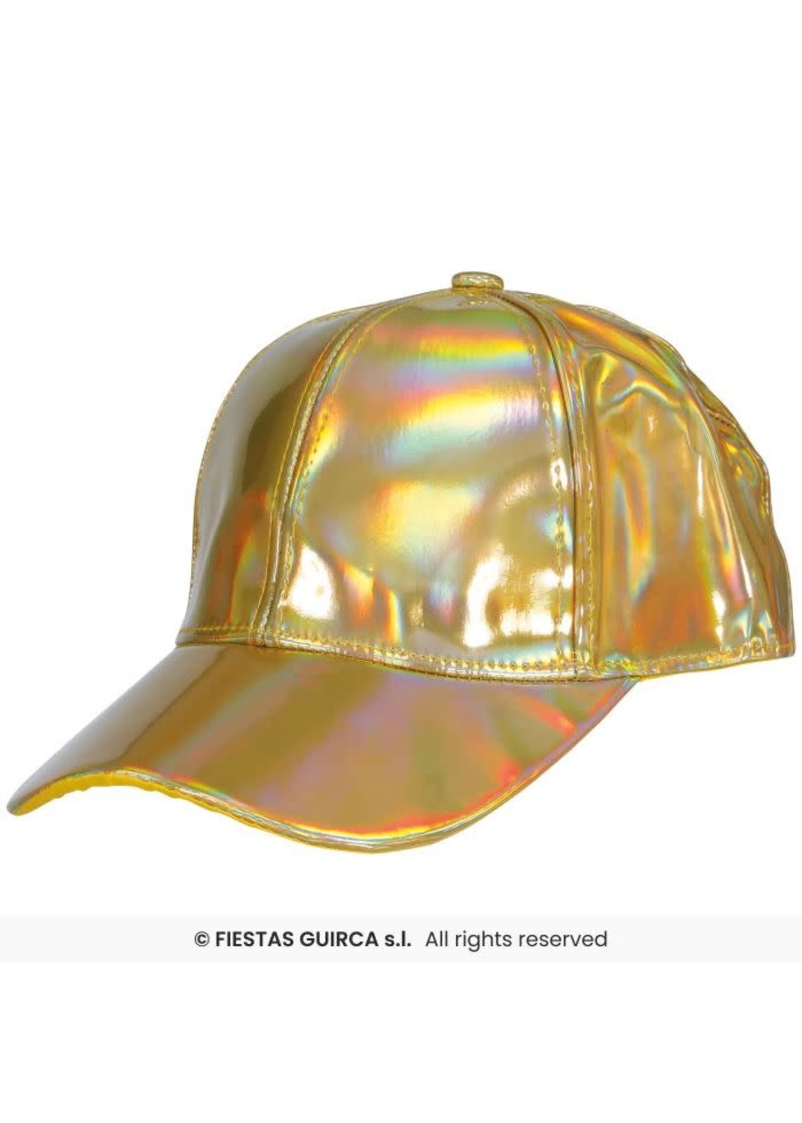 Fiestas Guirca Metallic gouden pet