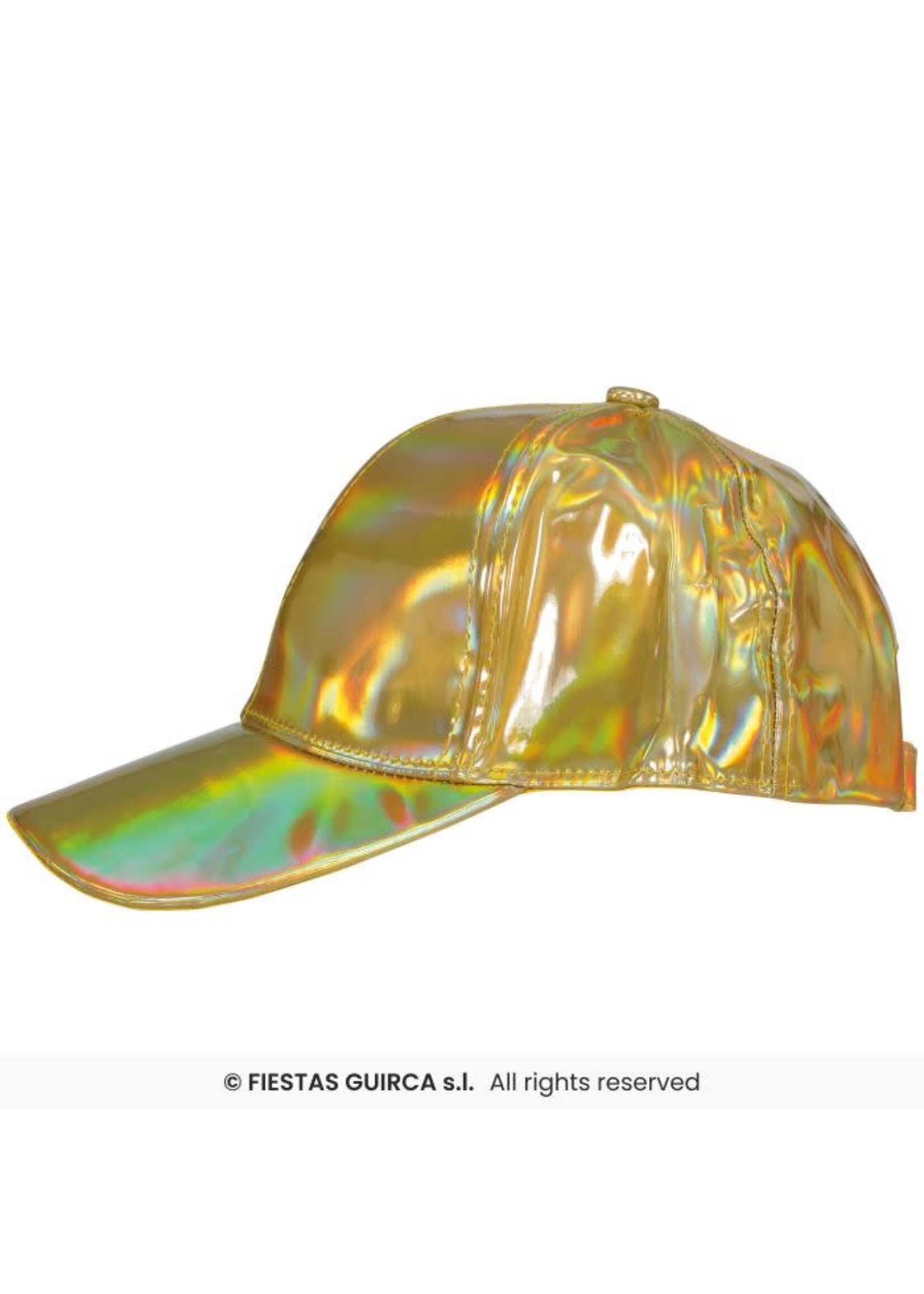 Fiestas Guirca Metallic gouden pet