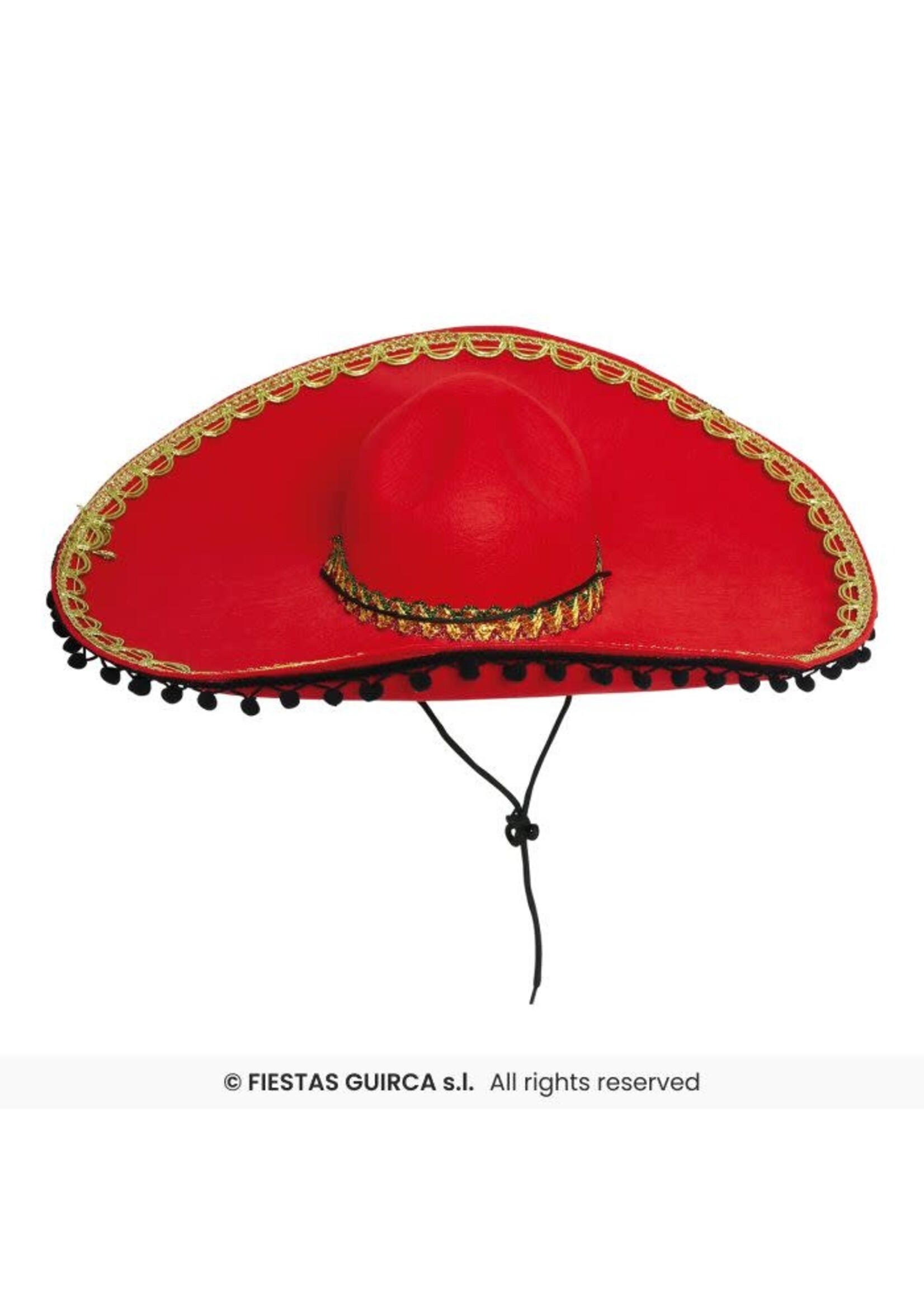 Fiestas Guirca Mexicaanse hoed van vilt