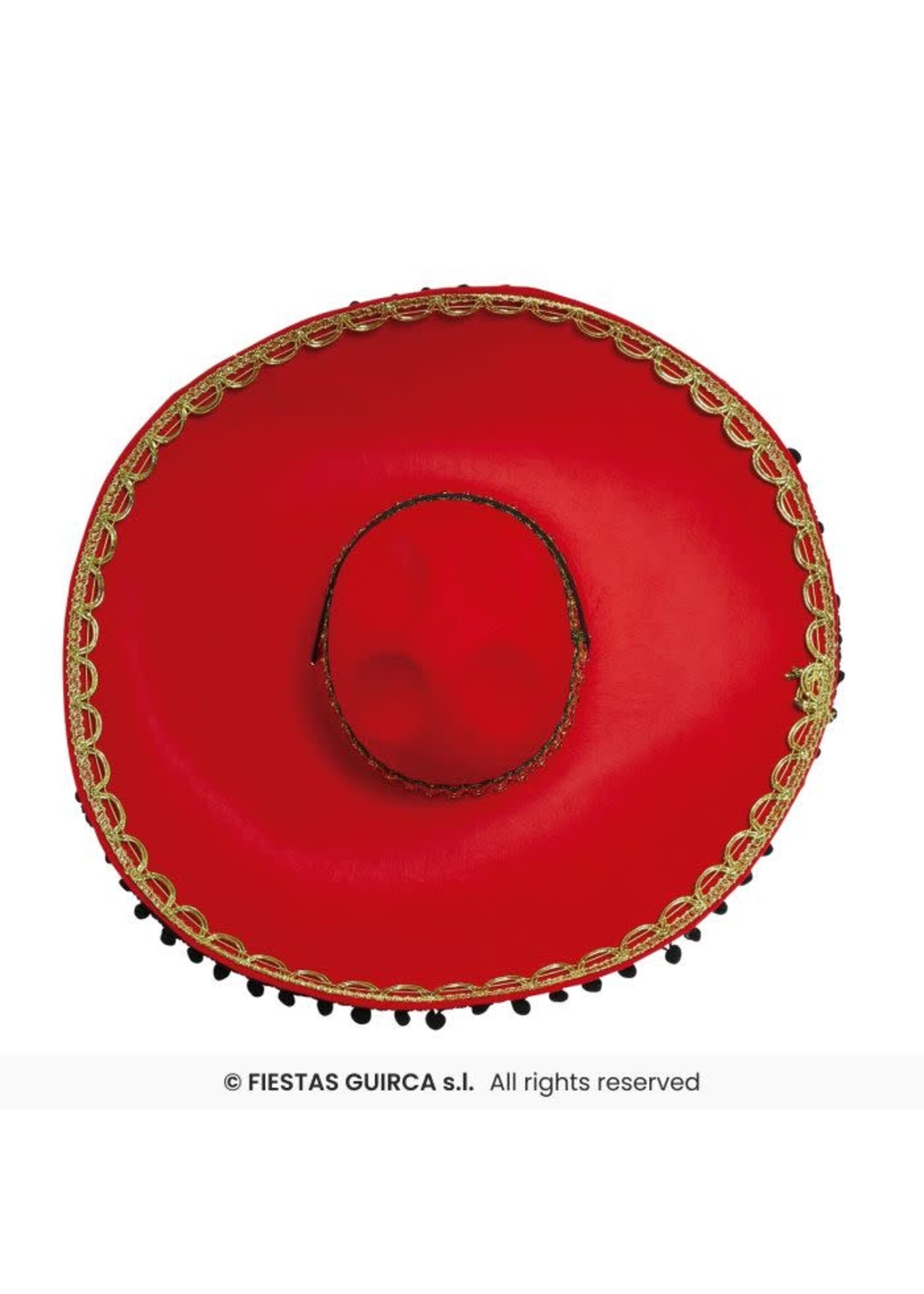 Fiestas Guirca Mexicaanse hoed van vilt