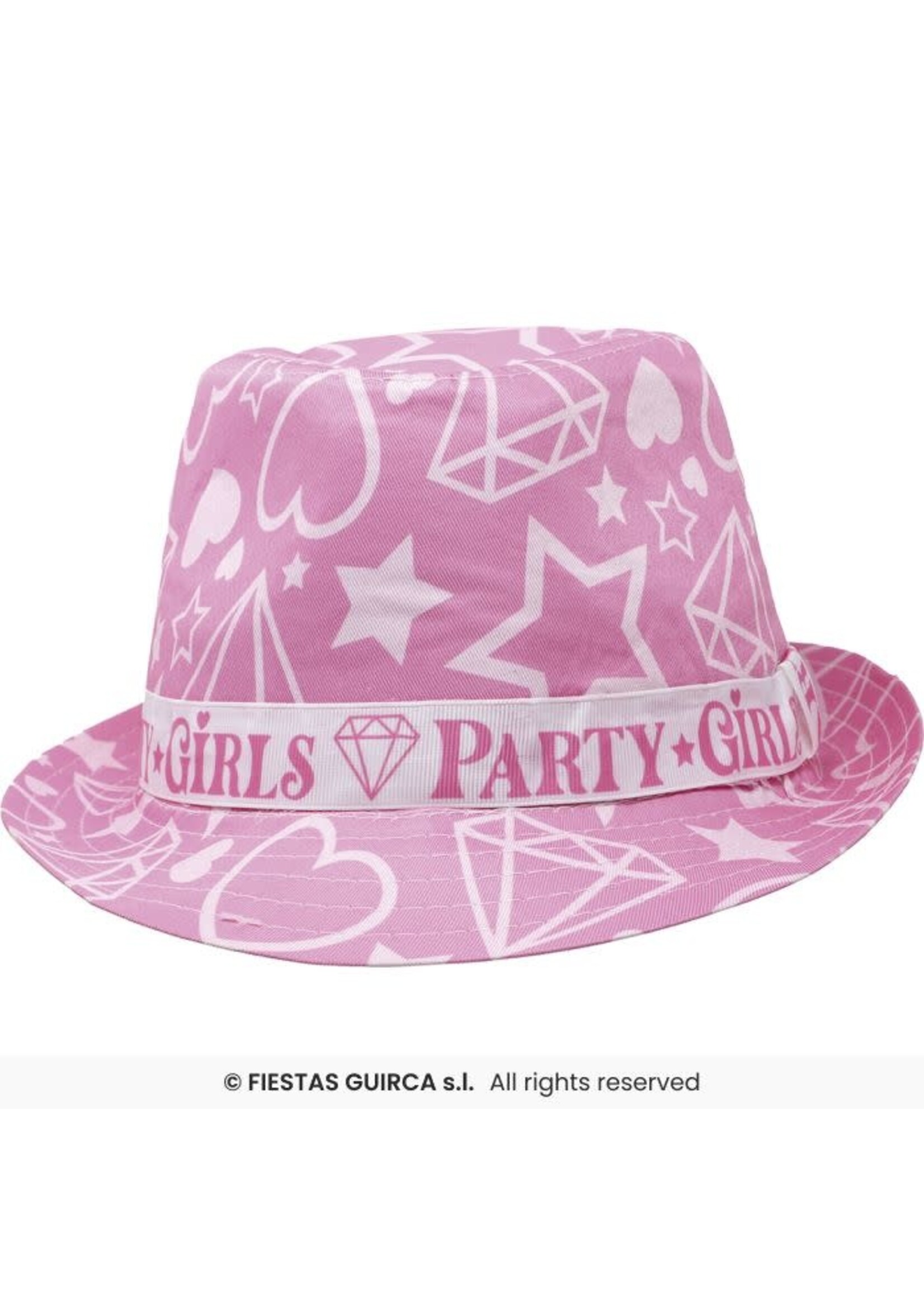 Fiestas Guirca Party girls roze zomerhoed