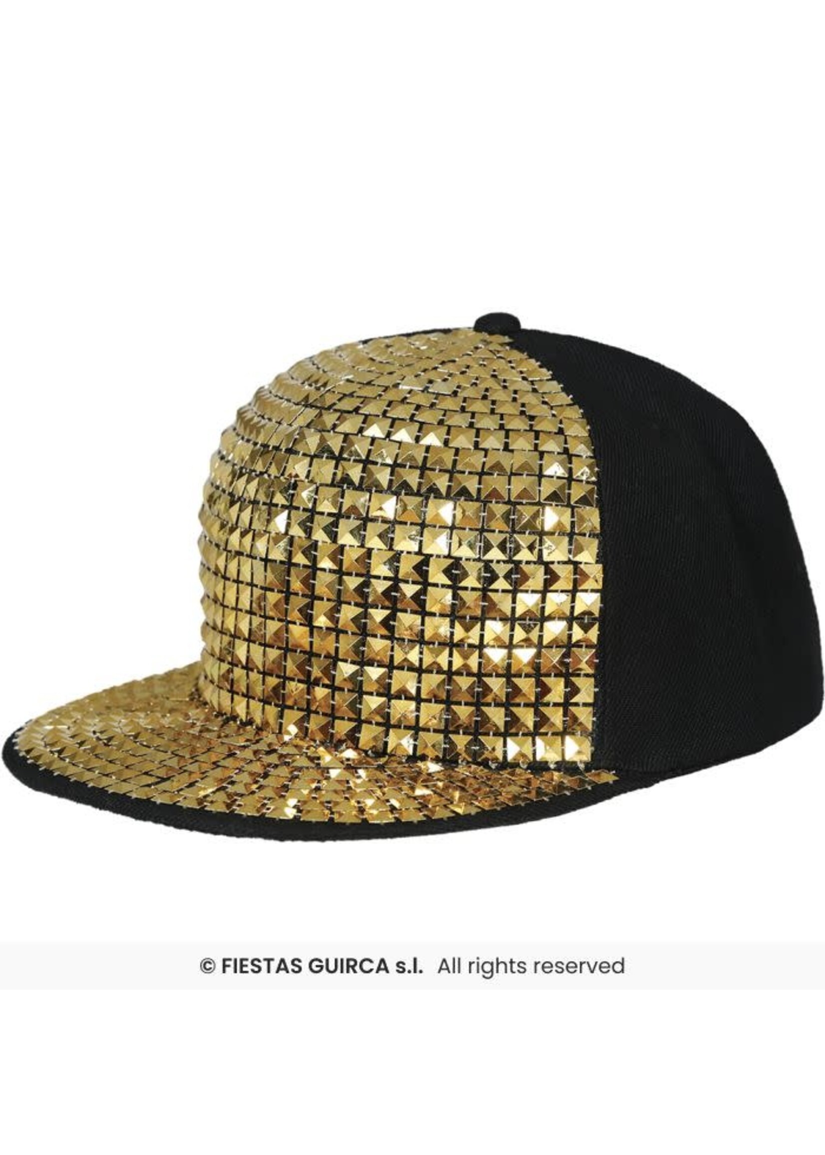 Fiestas Guirca Rapperpet met gouden studs