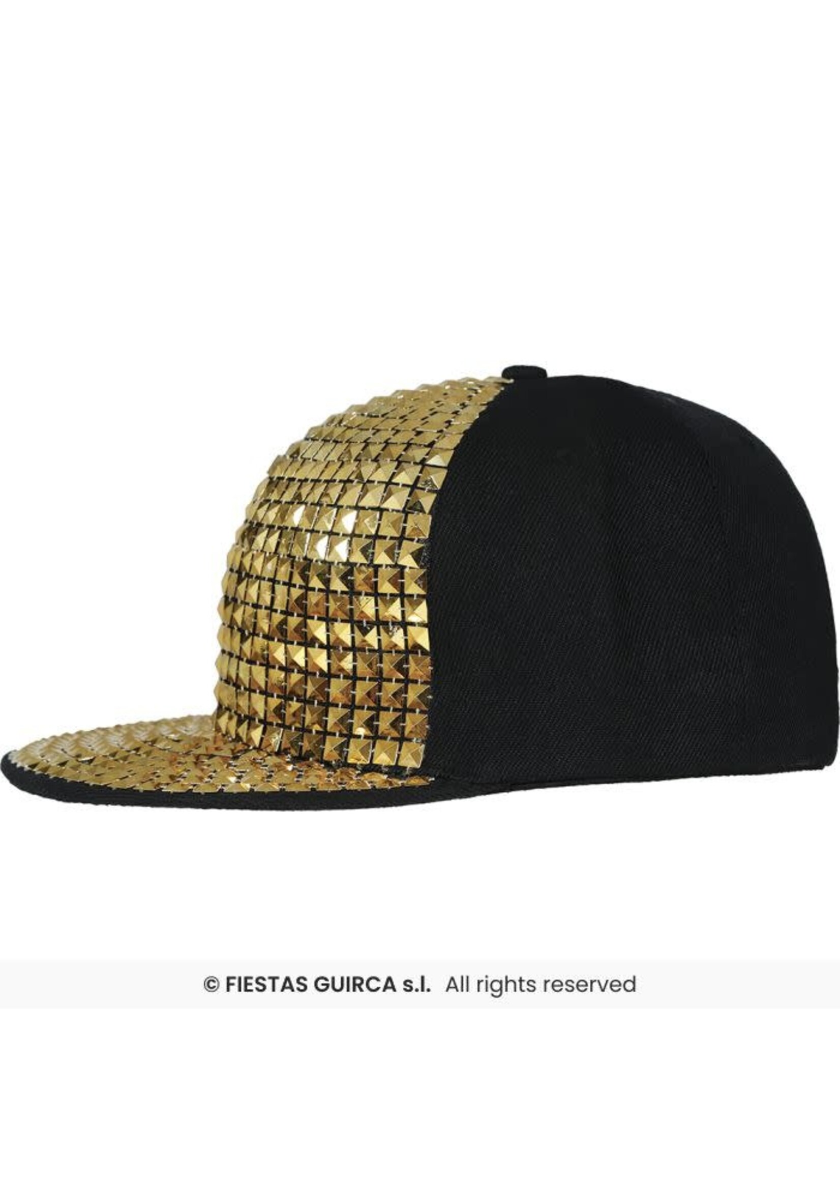 Fiestas Guirca Rapperpet met gouden studs