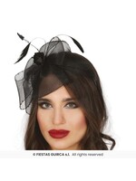 Fiestas Guirca Zwarte bloemenkroon