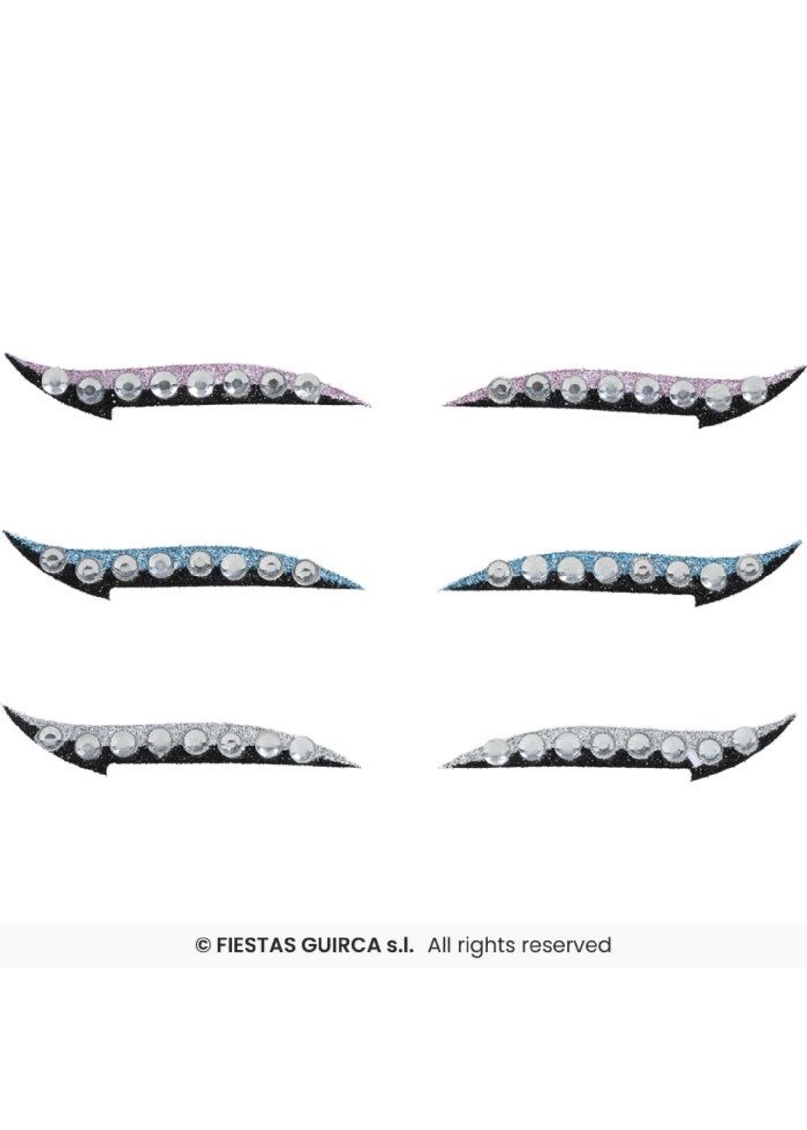 Fiestas Guirca Eyeliner stickers kristallen