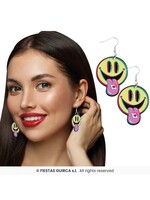 Fiestas Guirca Smiley rave oorbellen