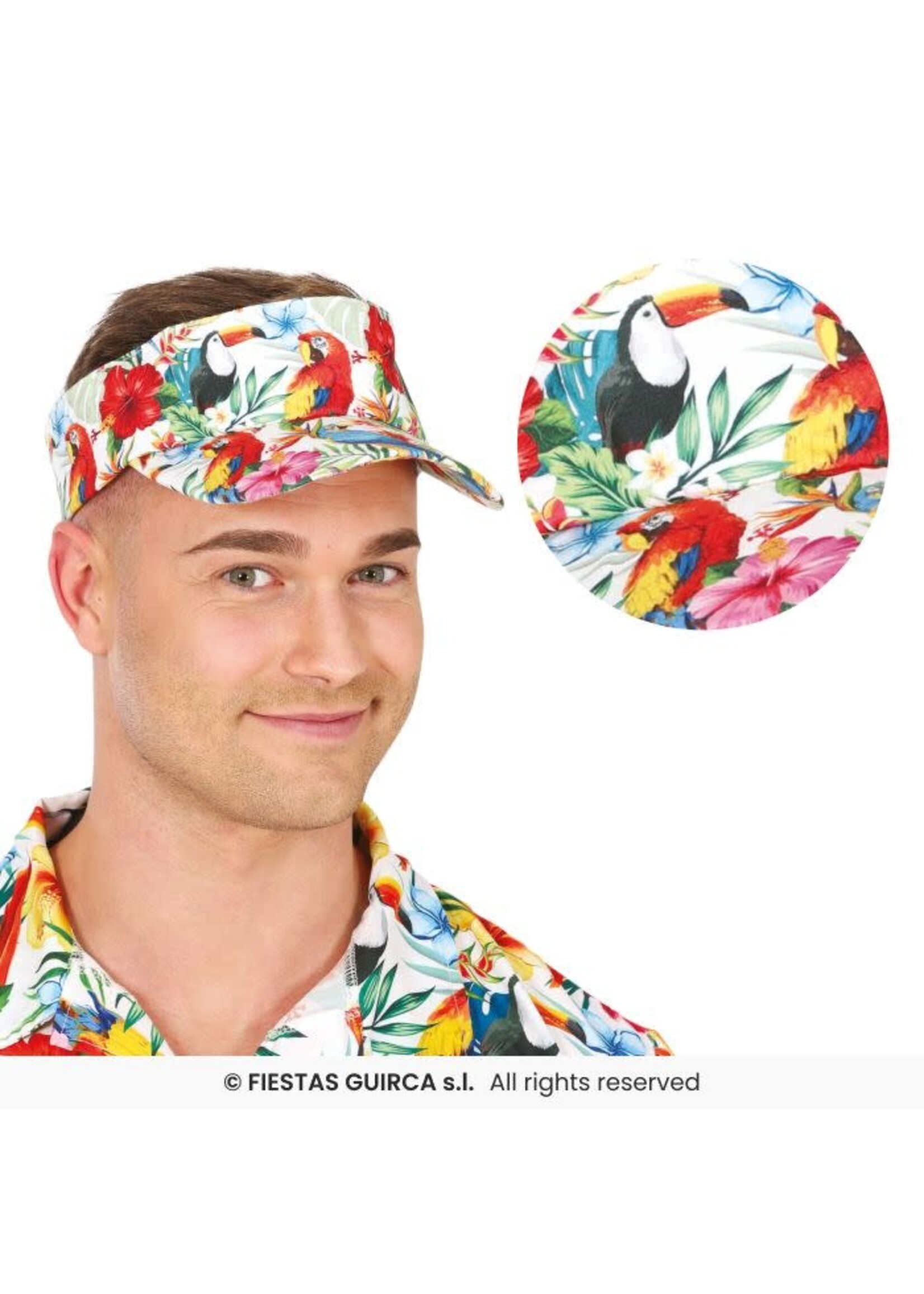 Fiestas Guirca Zonneklep tropisch