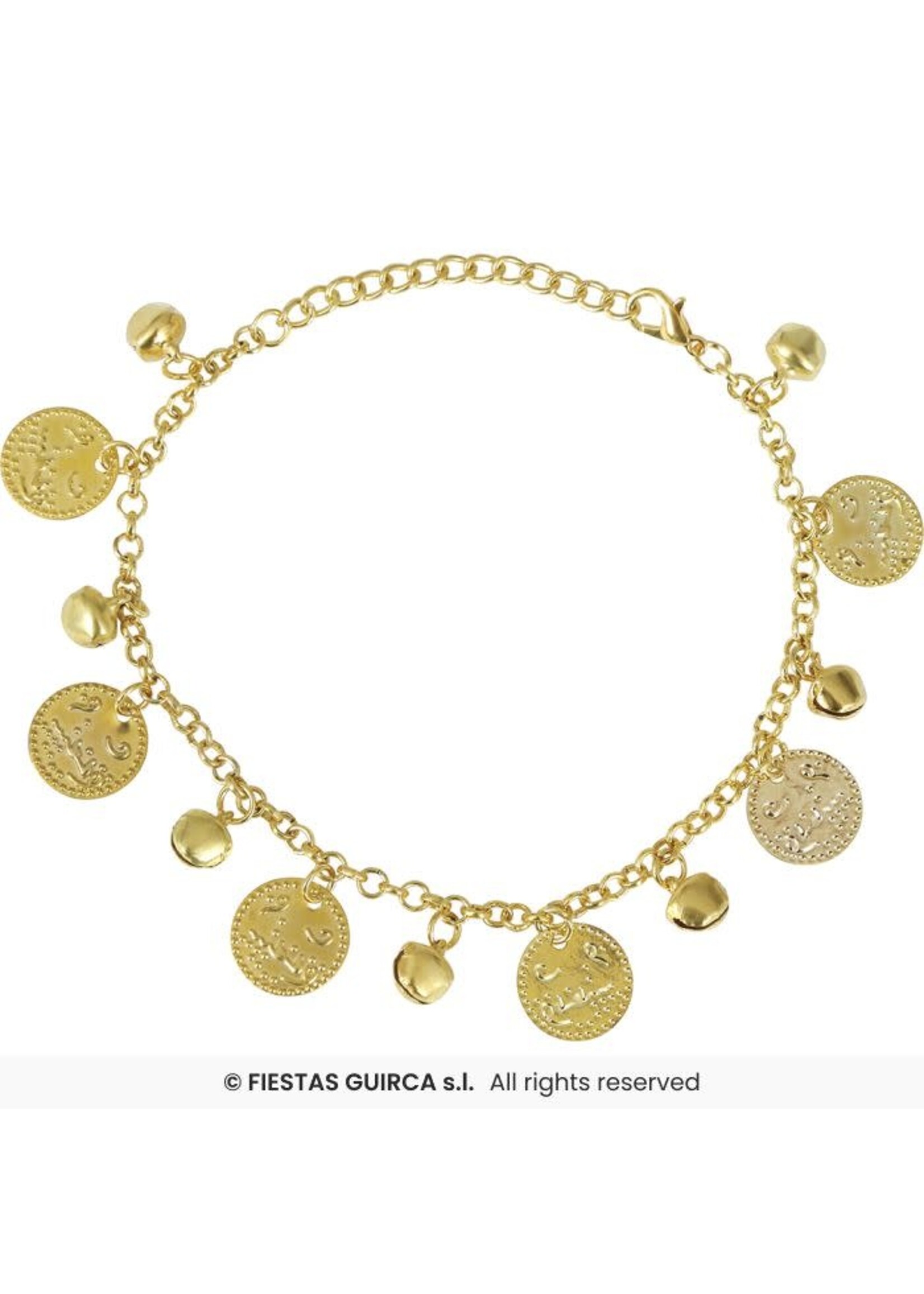 Fiestas Guirca Metalen enkel muntenarmband