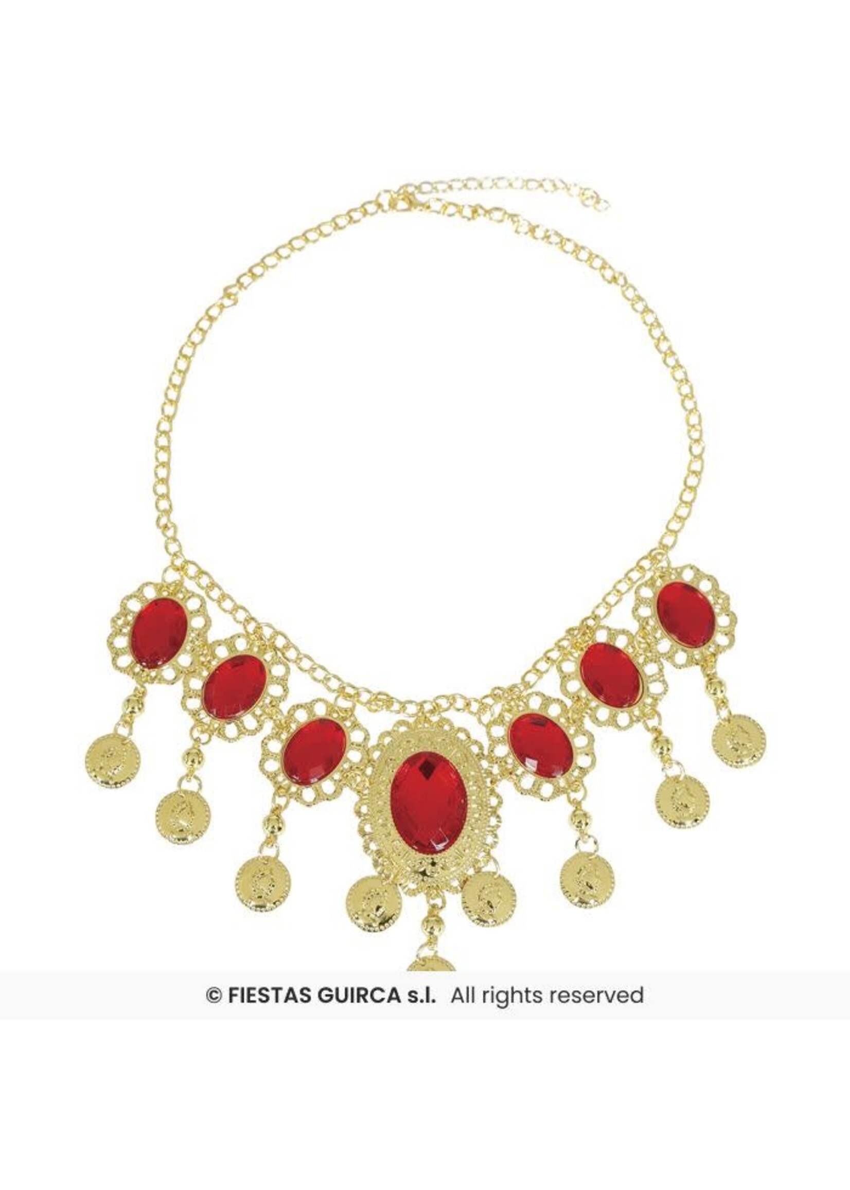 Fiestas Guirca Rode robijnen ketting