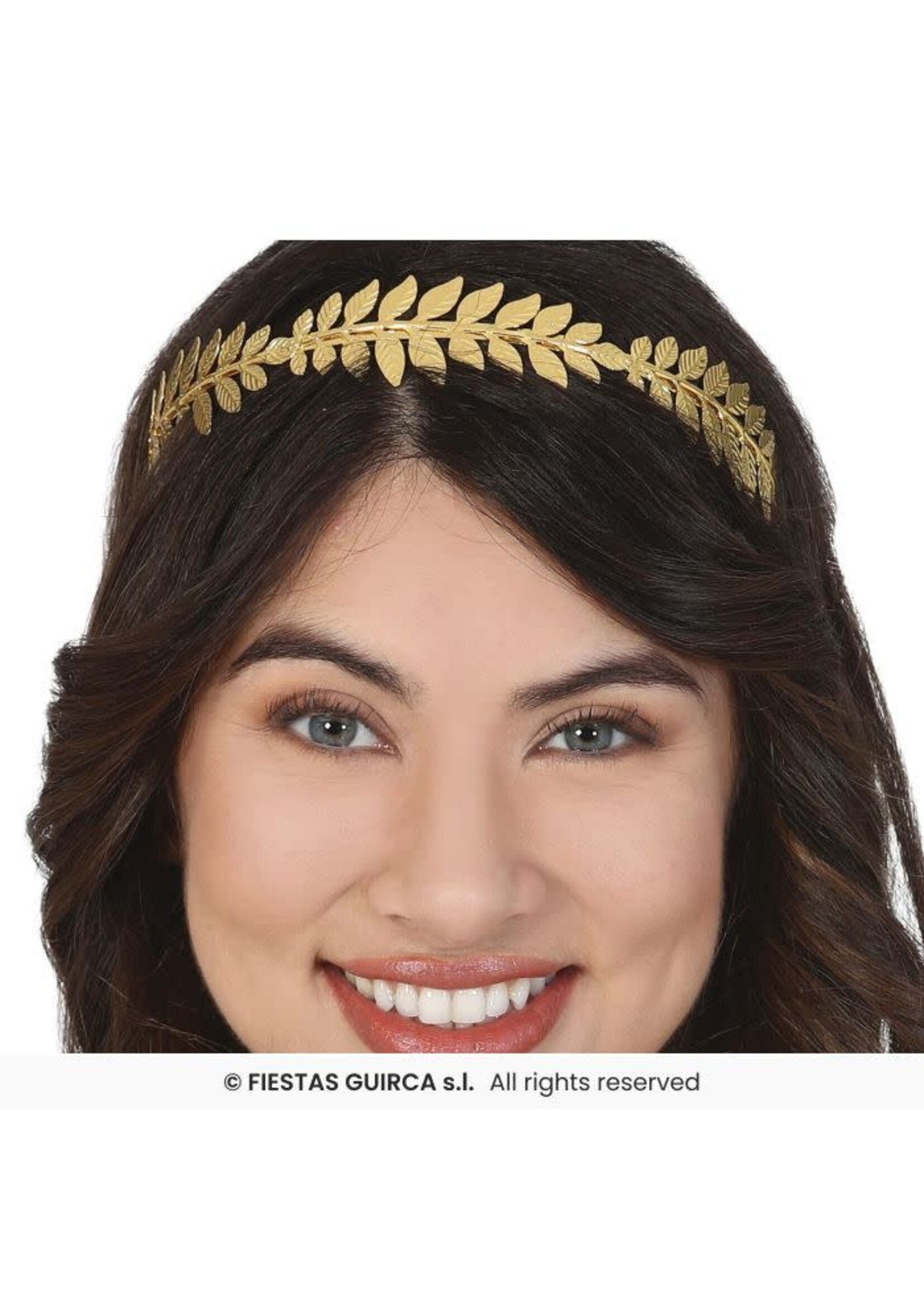 Fiestas Guirca Metalen Romeinse hoofdband