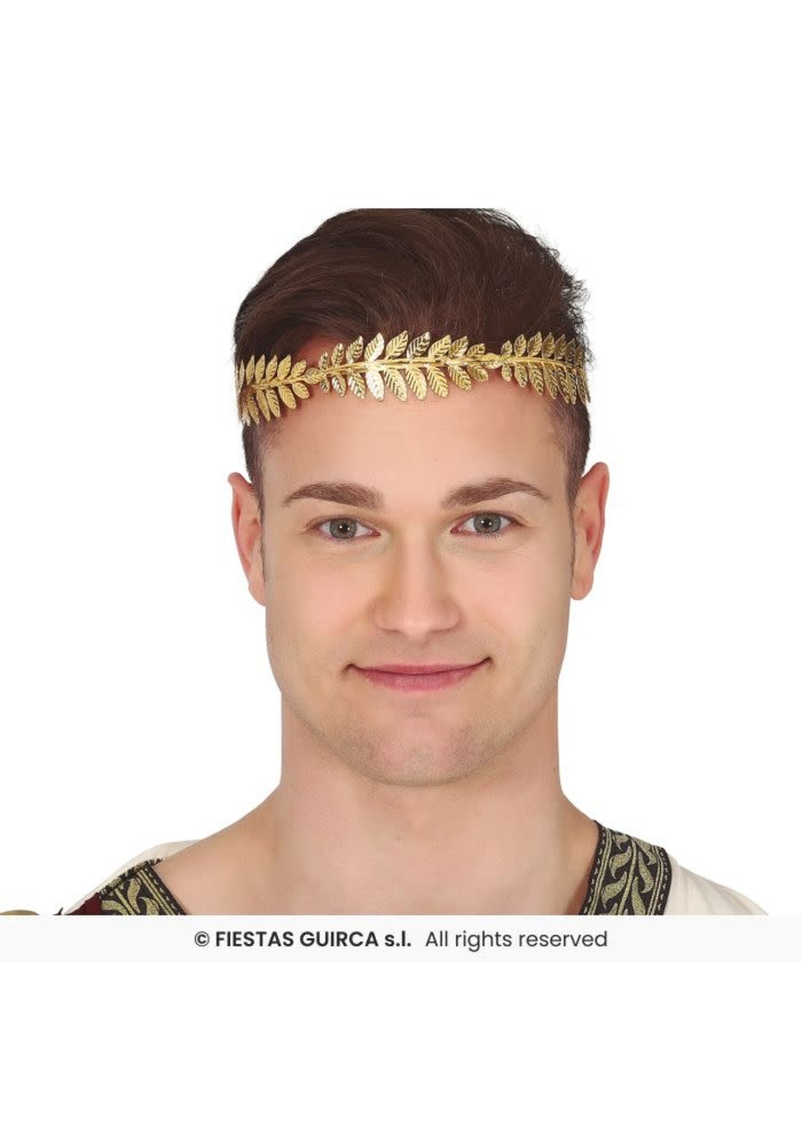 Fiestas Guirca Metalen Romeinse hoofdband