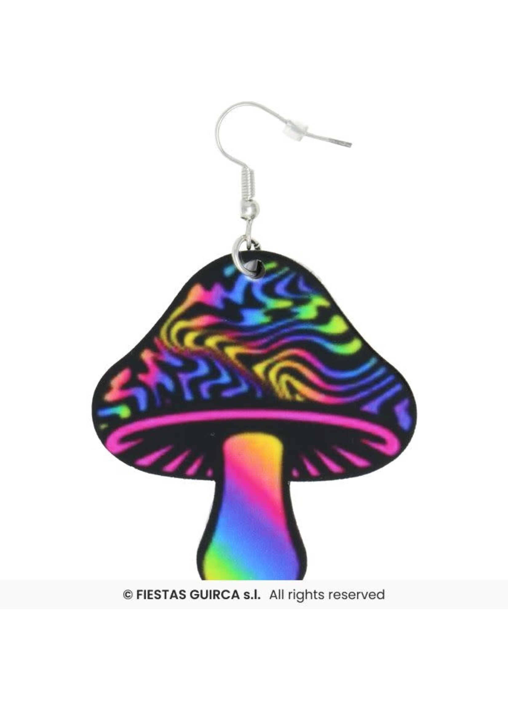 Fiestas Guirca Paddenstoel oorbellen