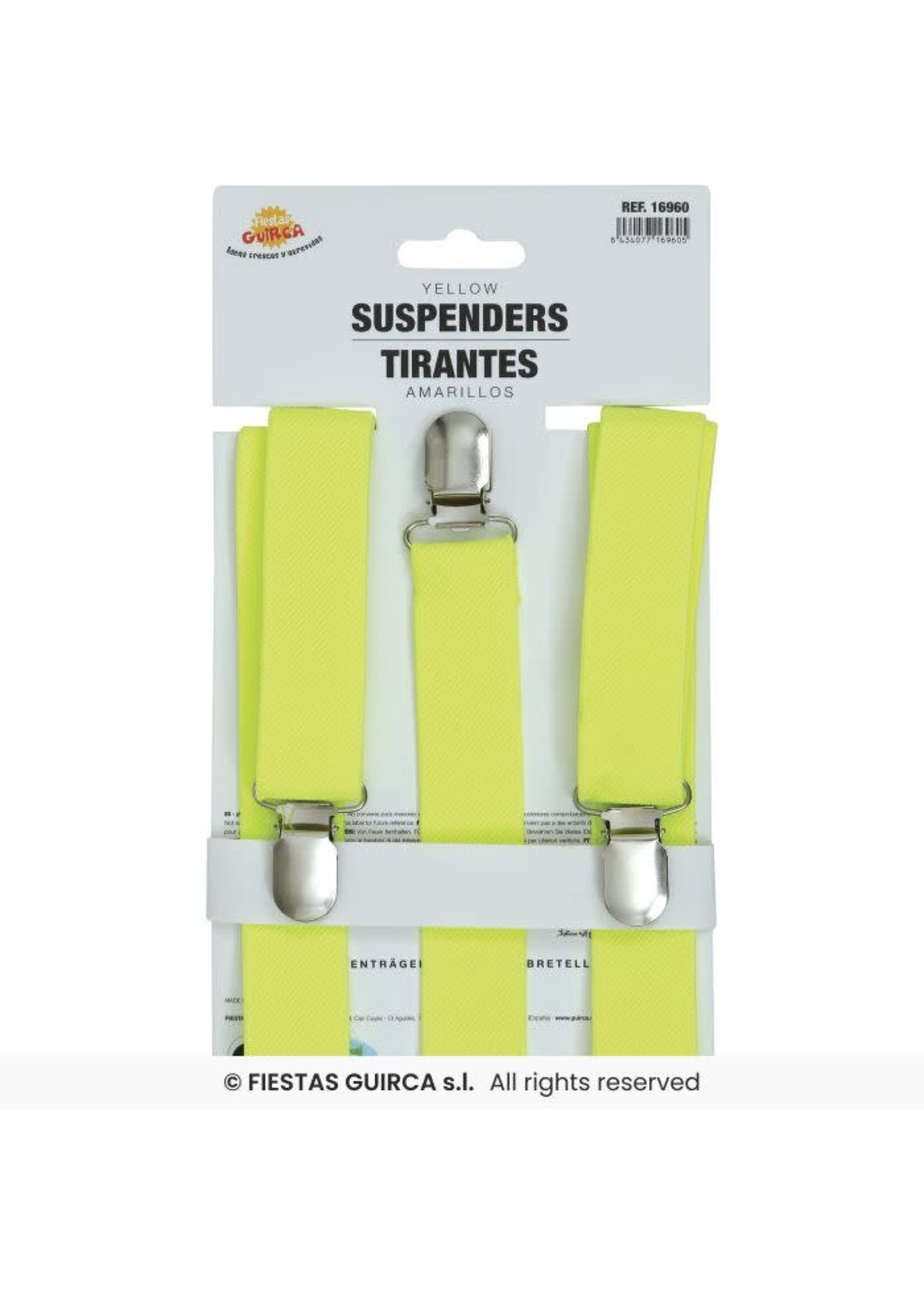 Fiestas Guirca Gele bretels