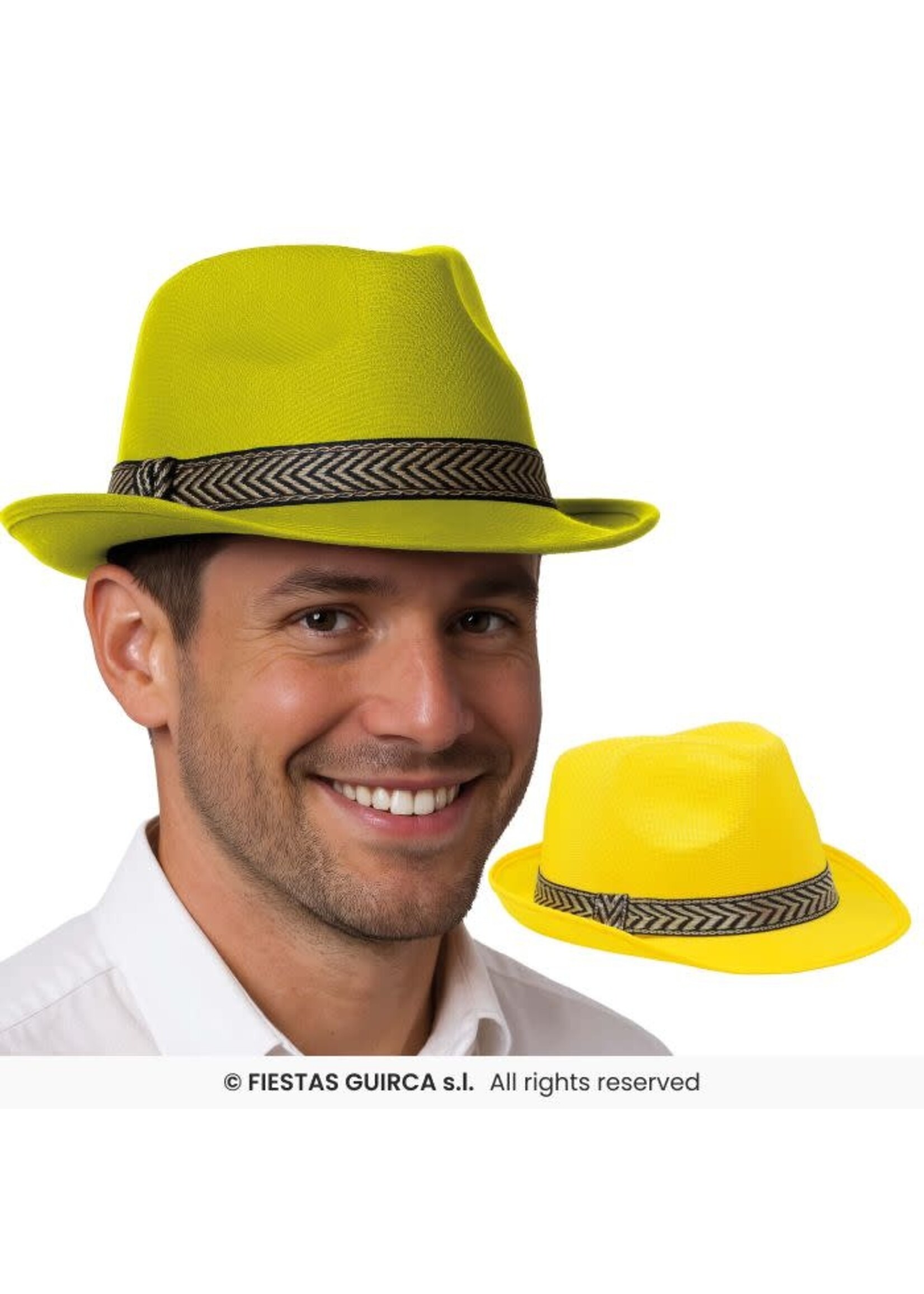 Fiestas Guirca Gangsterhoed Geel