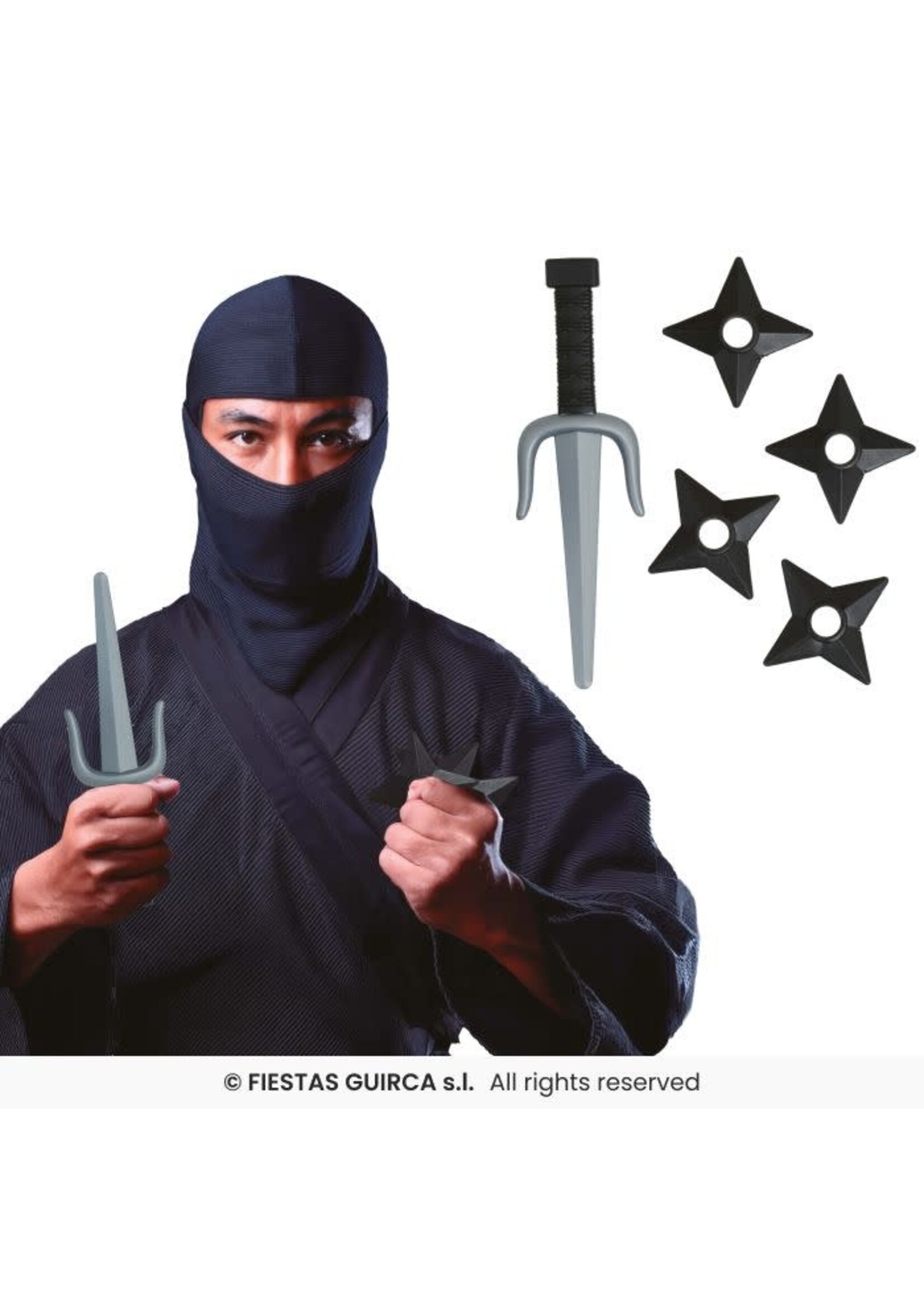 Fiestas Guirca 5-delige ninja-set