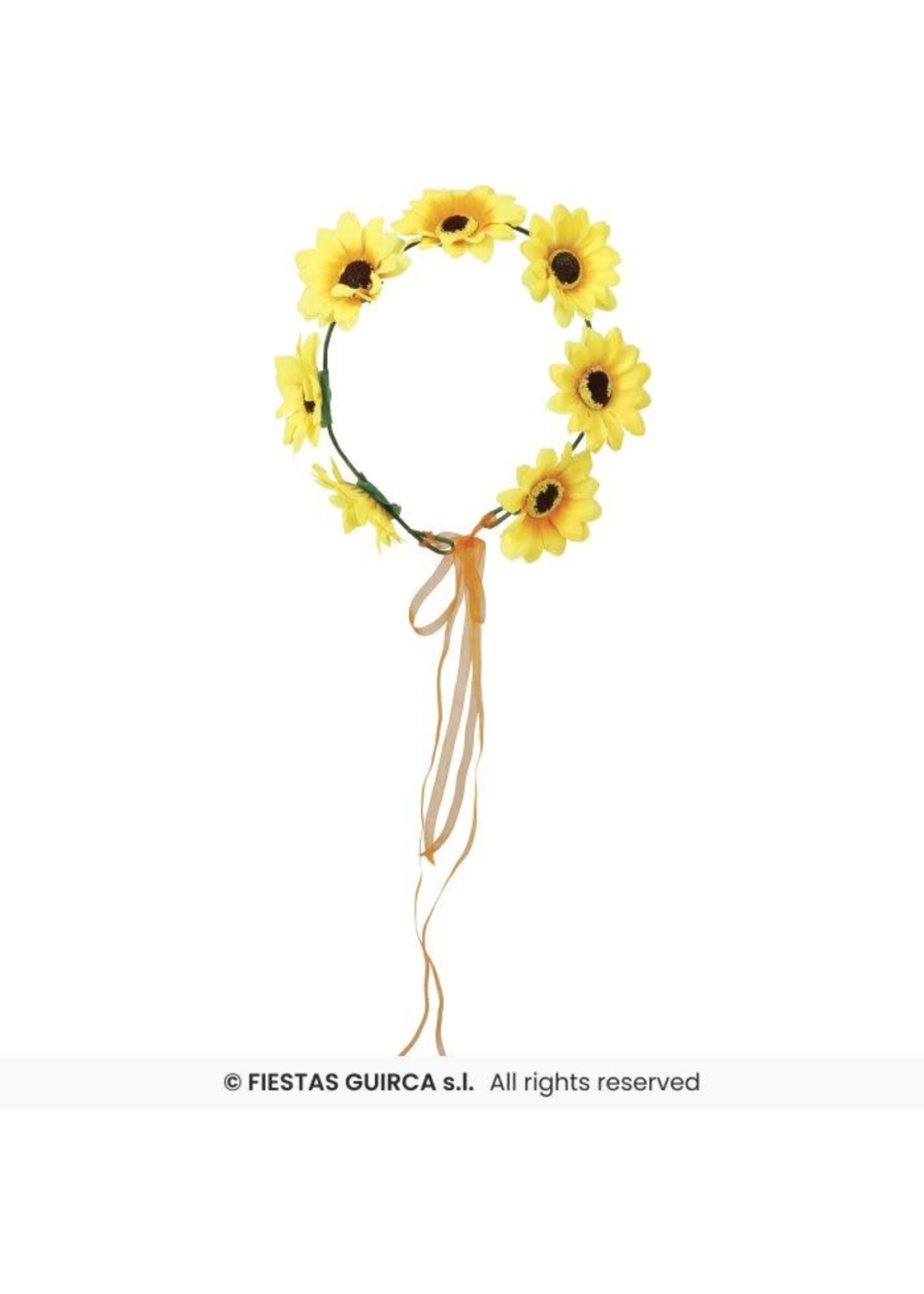 Fiestas Guirca Gele madeliefjeskroon