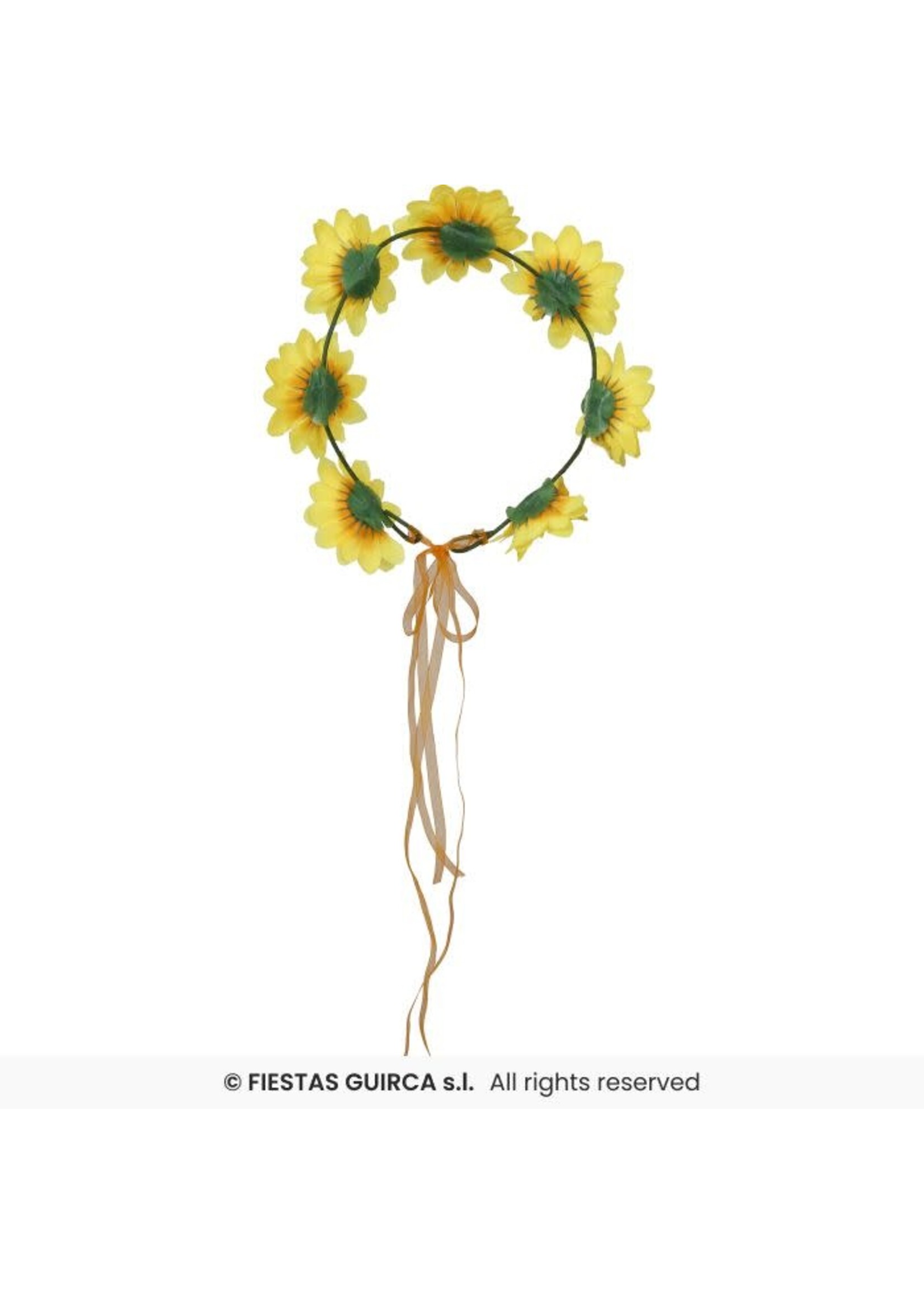 Fiestas Guirca Gele madeliefjeskroon