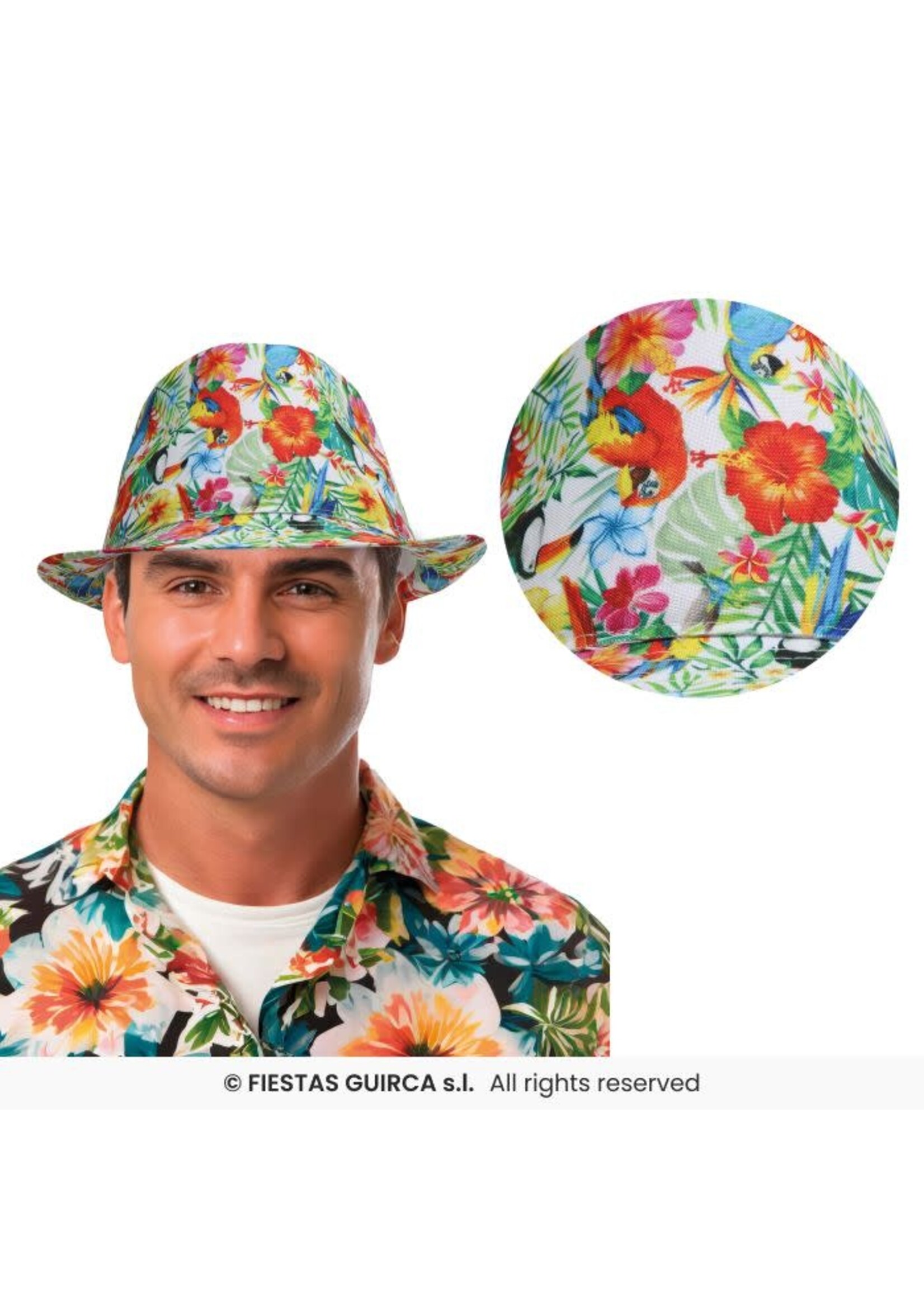 Fiestas Guirca Tropische hoed