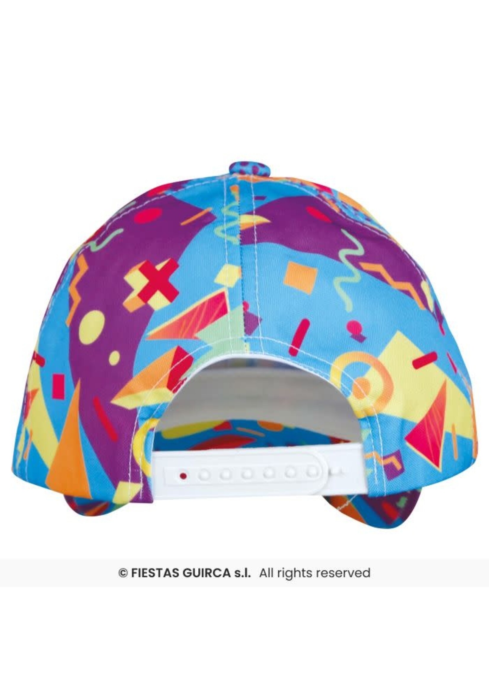 Fiestas Guirca Pet Jaren 80 lichtblauw